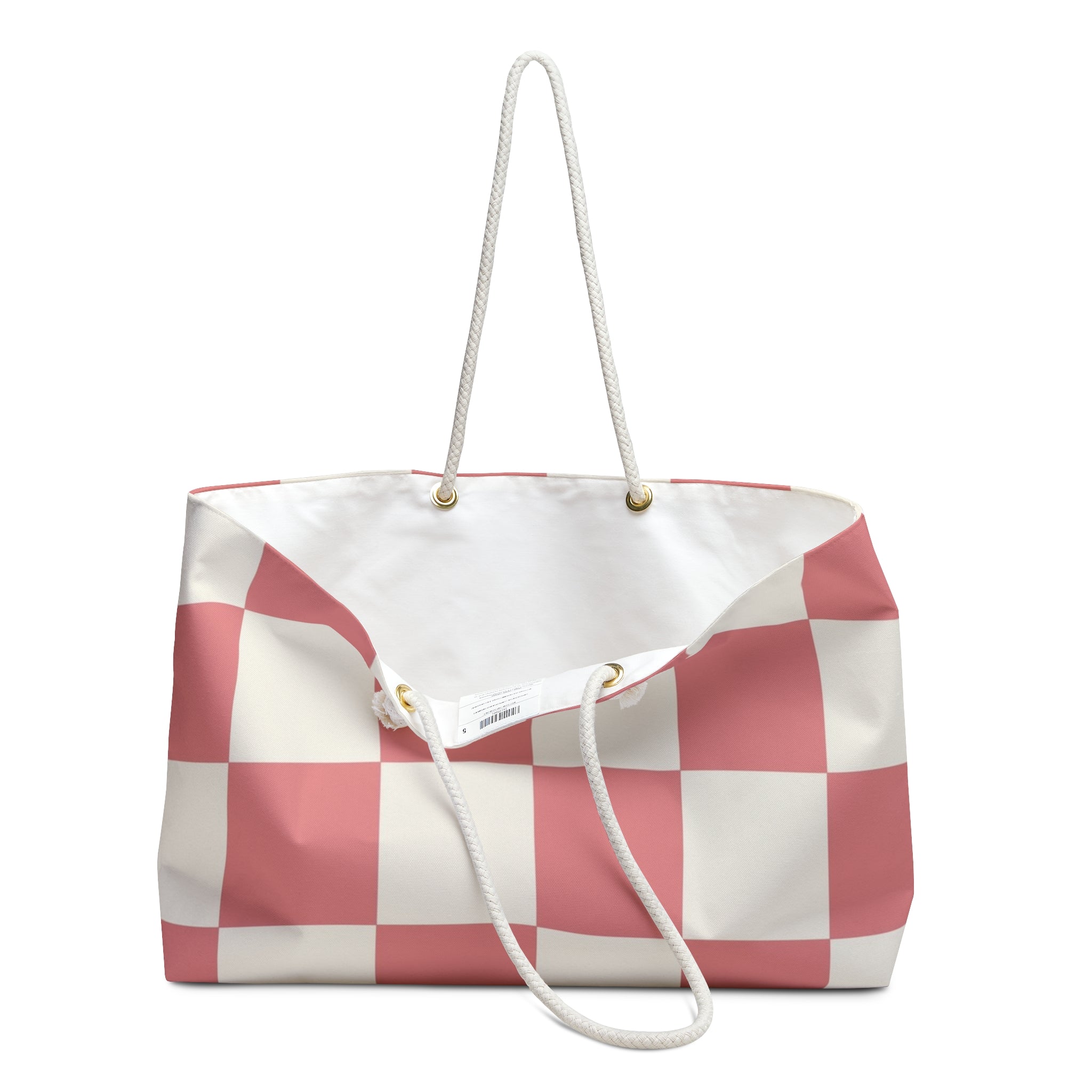 Retro Checkered Grassland Sprites Weekender Bag, Artsulli - Art is Long, Life is Short, Bags, , , , , , , 