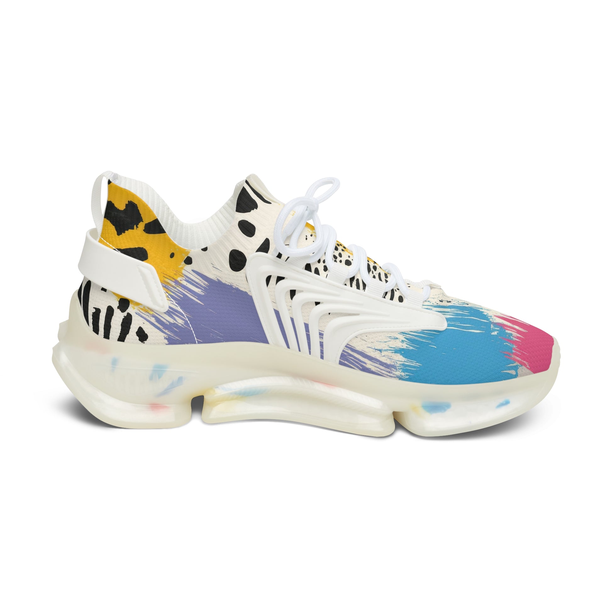 Rae Zebra Rhapsody II Women's Mesh Sneakers, Artsulli - Art is Long, Life is Short, Shoes, , , , , , , 