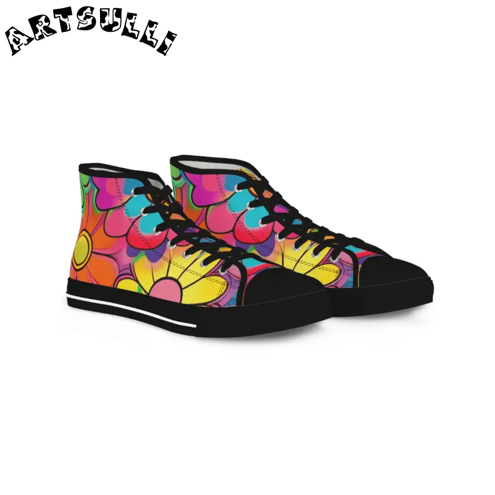 JAKKOUTTHEBXX Chromatic Daisy Dream Men’s High Top Sneakers