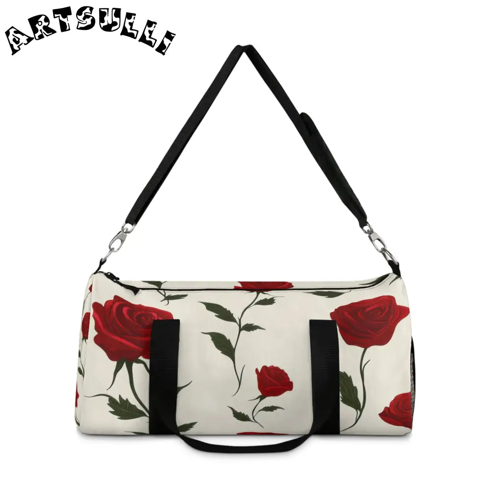 JAKKOUTTHEBXX Red Roses Duffel Bag JAKKOUTTHEBXX Artsulli - Art