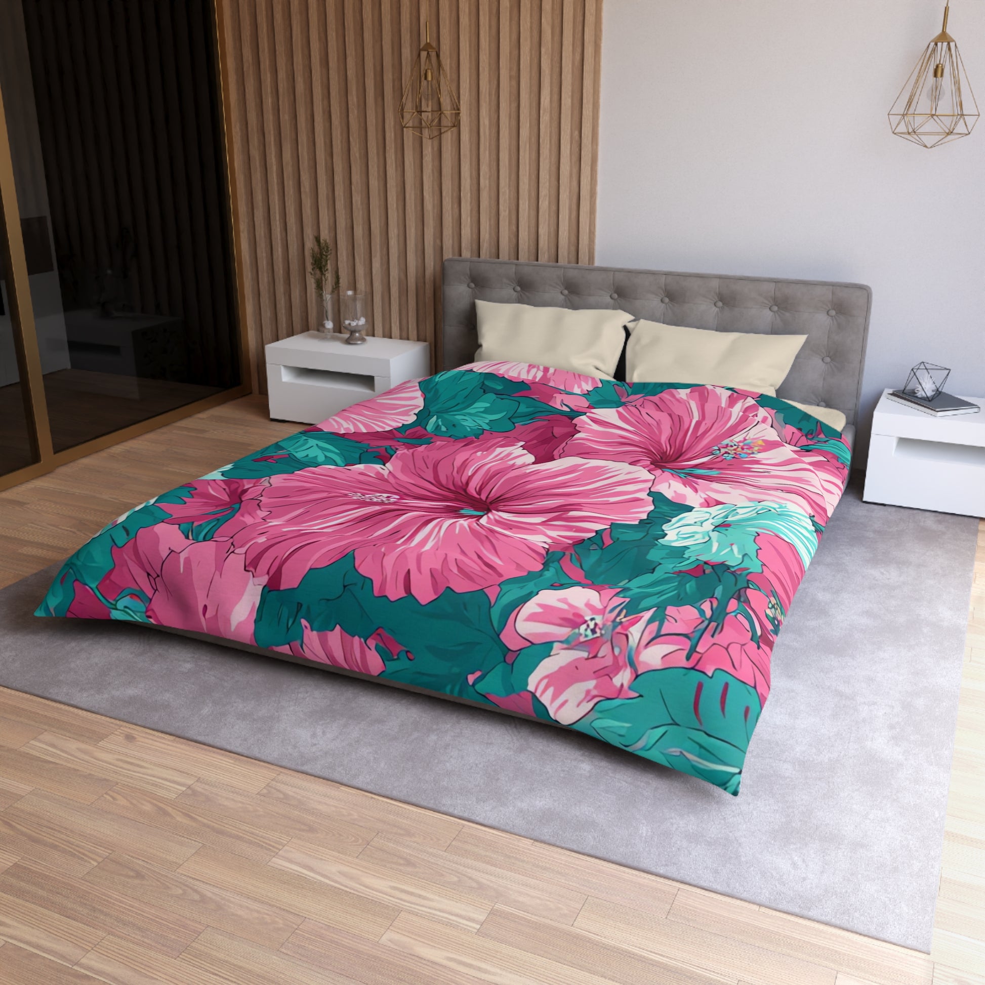 Flowerpunk Aloha Microfiber Duvet Cover, Artsulli - Art is Long, Life is Short, Home Decor, , , , , , , 