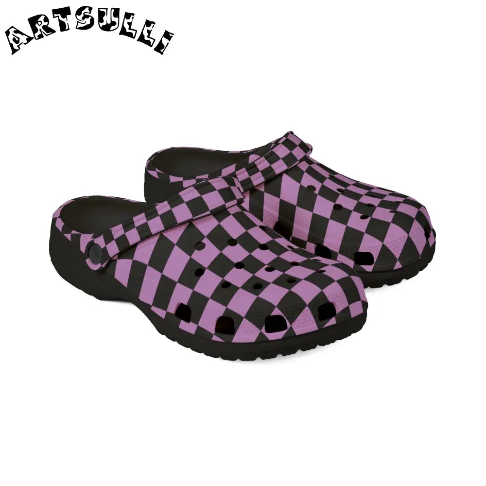 JAKKOUTTHEBXX Pixel Punk Vision EVA Foam Rubber Shoes (AOP)