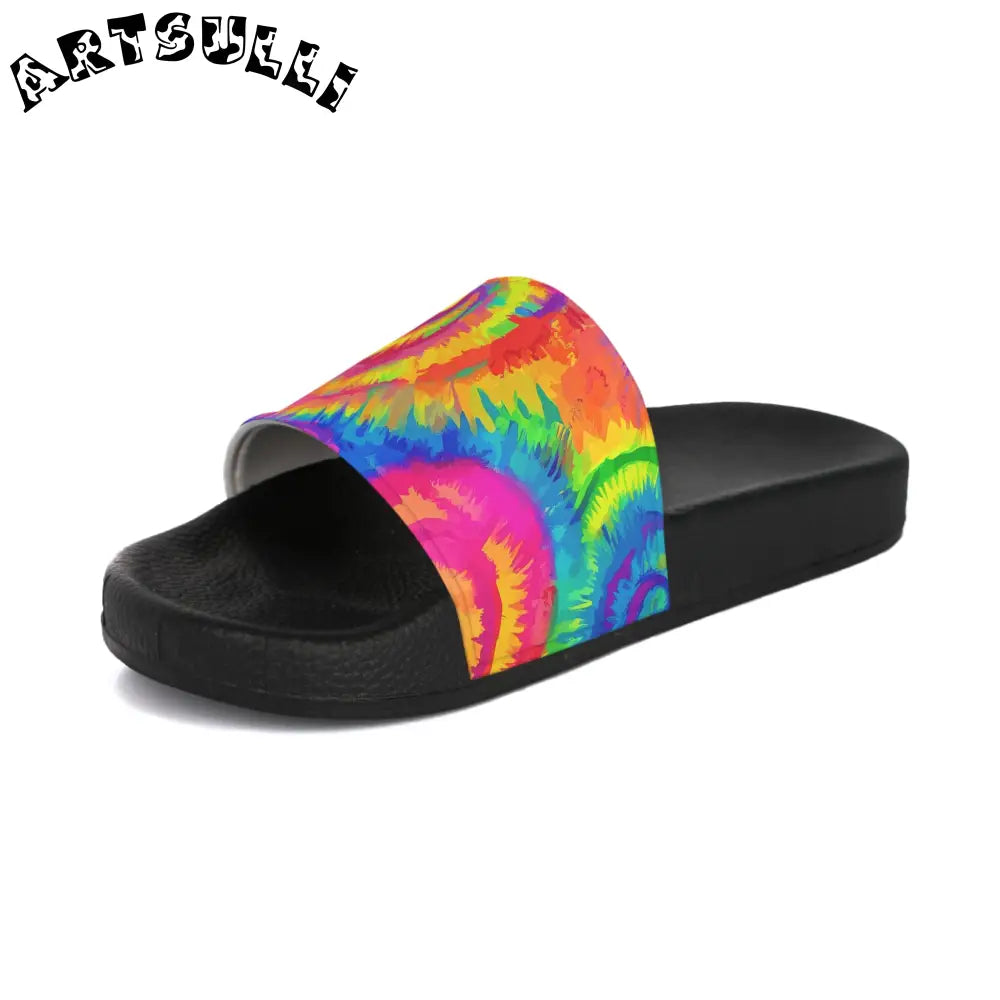 JAKKOUTTHEBXX Arcane Tie Dye Men’s Slide Sandals JAKKOUTTHEBXX