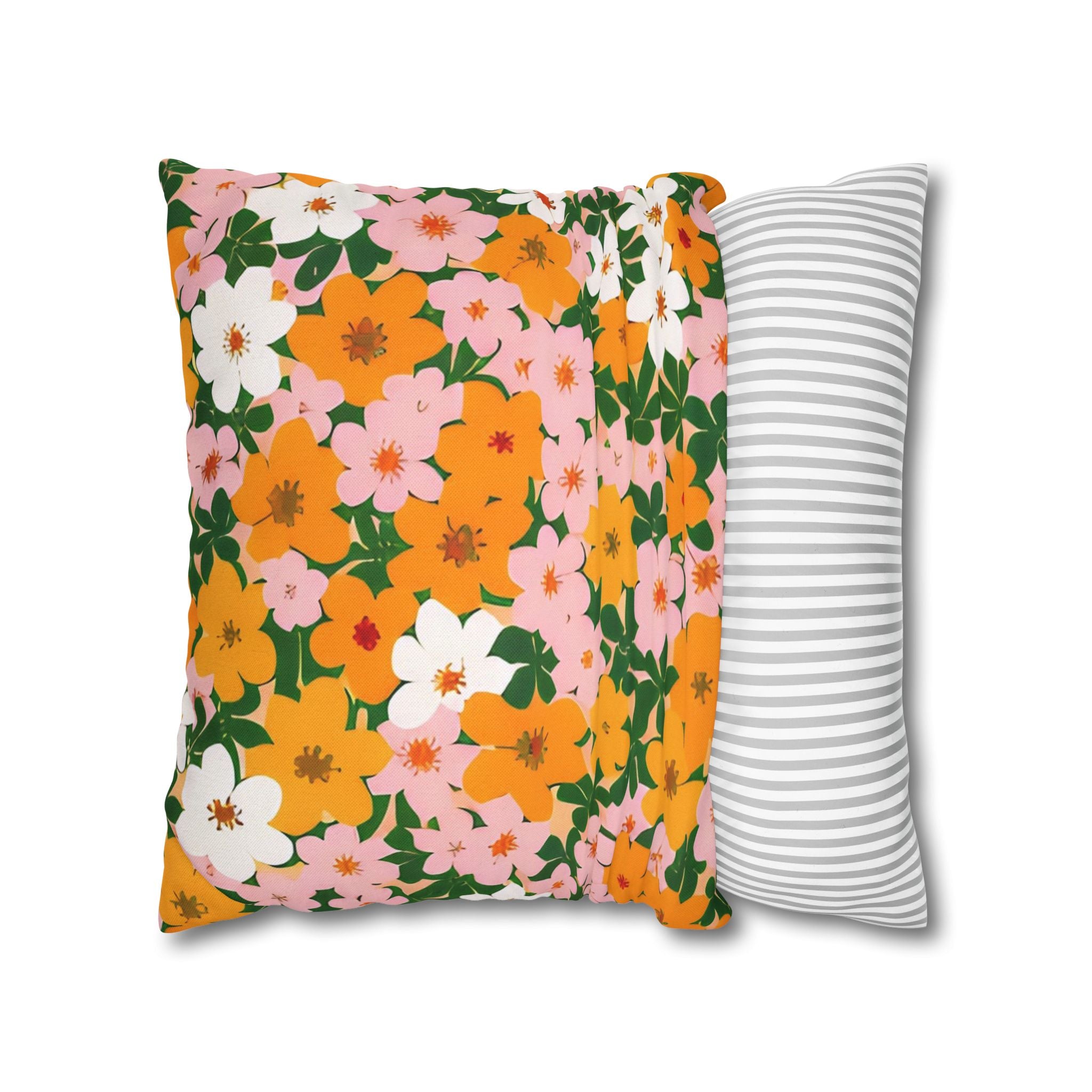 Spun Polyester Square Pillowcase, Artsulli - Art is Long, Life is Short, Home Decor, , , , , , , 
