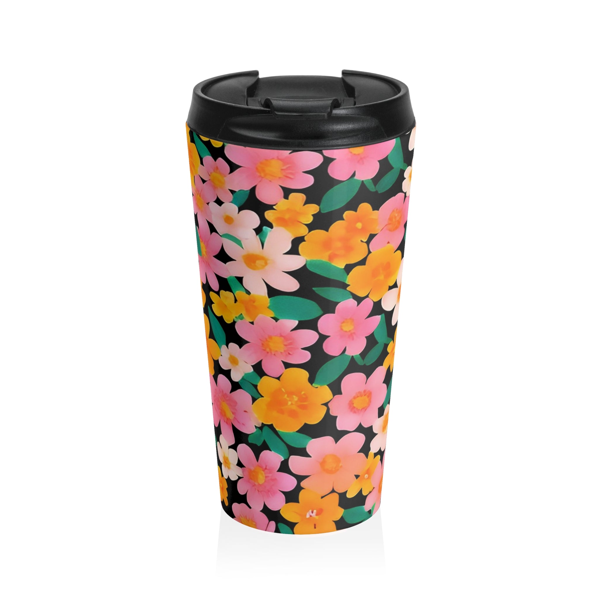 Stainless Steel Travel Mug, Artsulli - Art is Long, Life is Short, Mug, Size, 15oz, , , , , 19272053881823753266