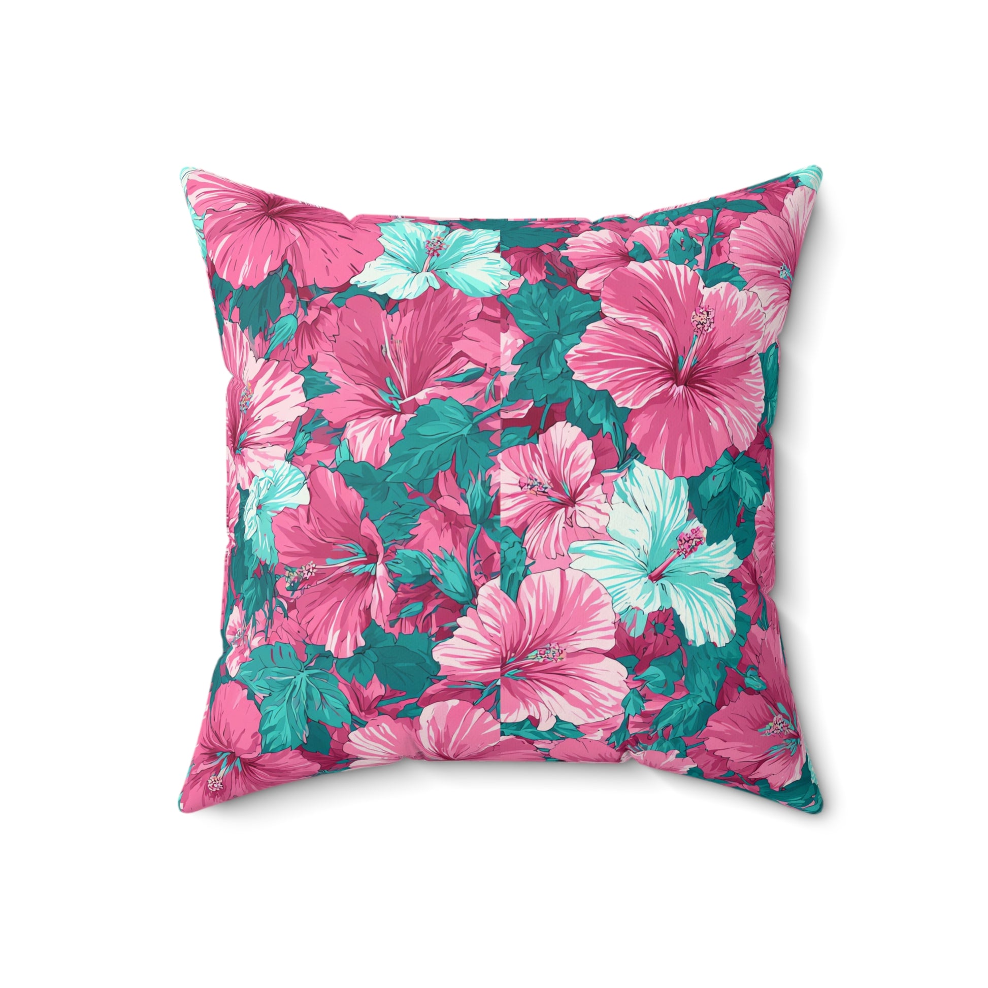 Flowerpunk Aloha Spun Polyester Square Pillow, Artsulli - Art is Long, Life is Short, Home Decor, , , , , , , 