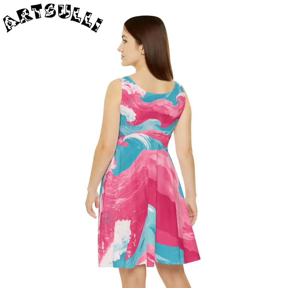 JAKKOUTTHEBXX The Great Pastelwave Pink and Blue Women’s Skater