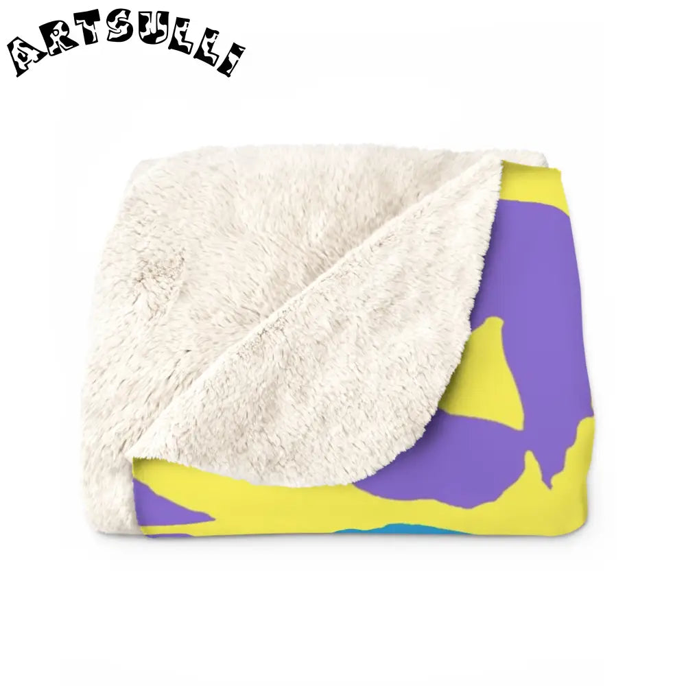 JAKKOUTTHEBXX Sherpa Fleece Blanket JAKKOUTTHEBXX Artsulli - Art