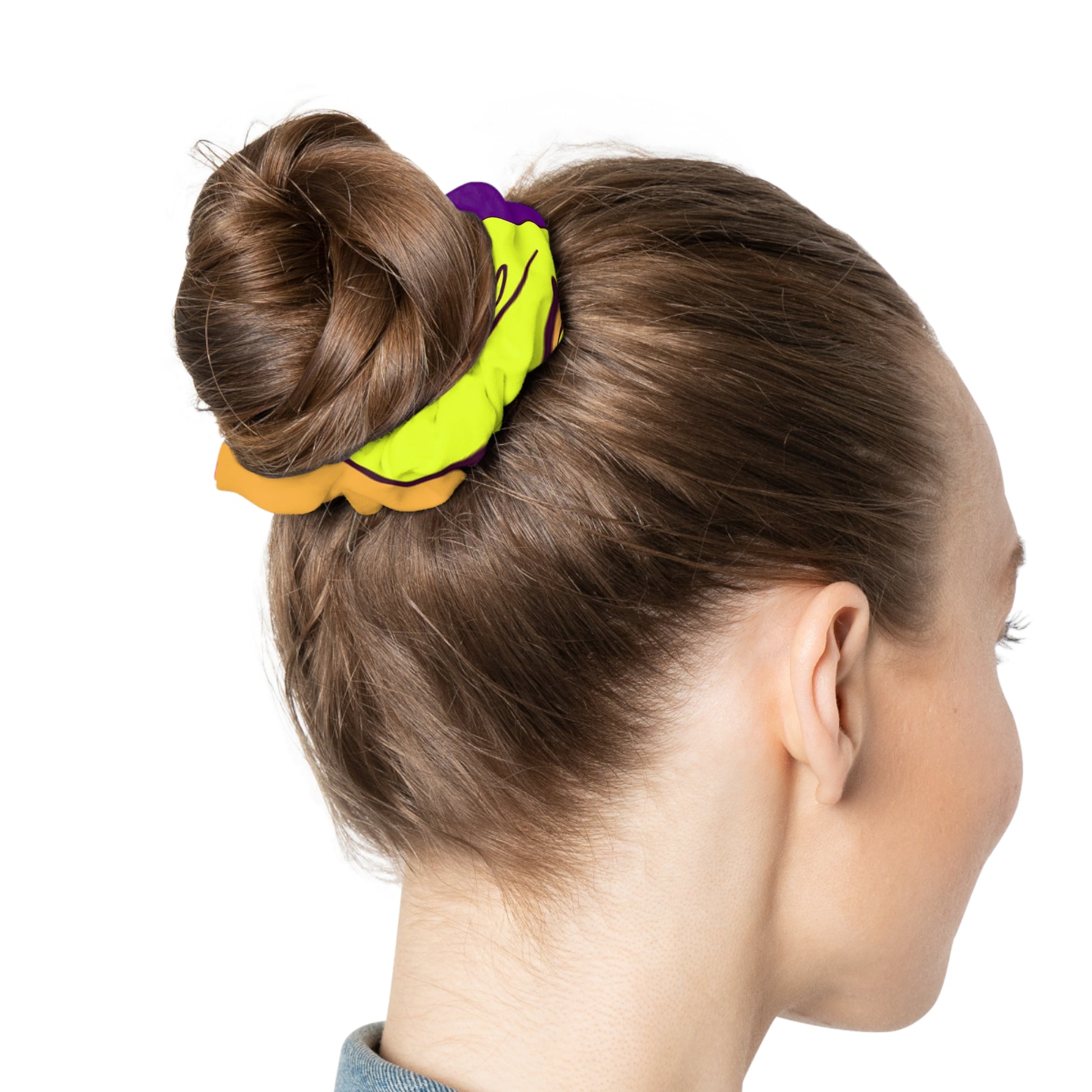 Trippy Sour Face Rave Scrunchie, Artsulli - Art is Long, Life is Short, Accessories, , , , , , , 