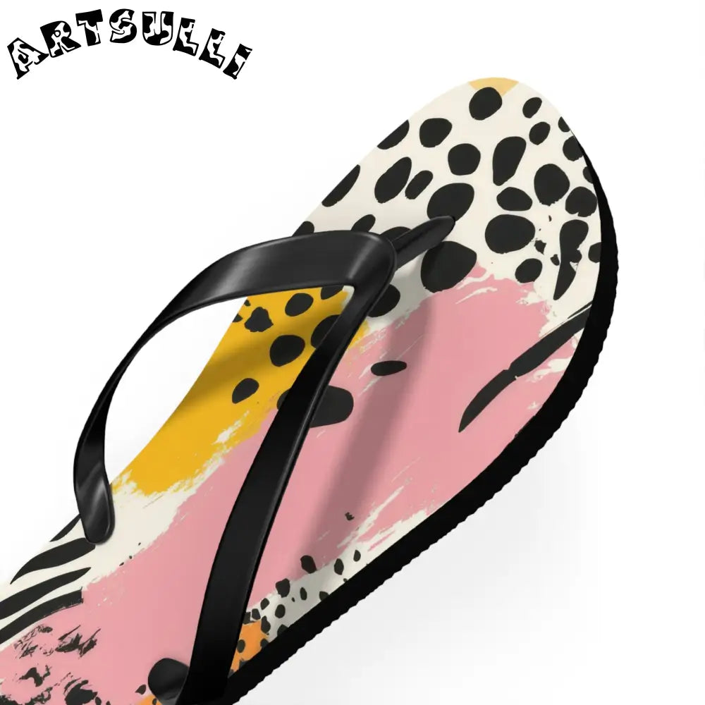 JAKKOUTTHEBXX Rae Zebra Rhapsody II Flip Flops JAKKOUTTHEBXX