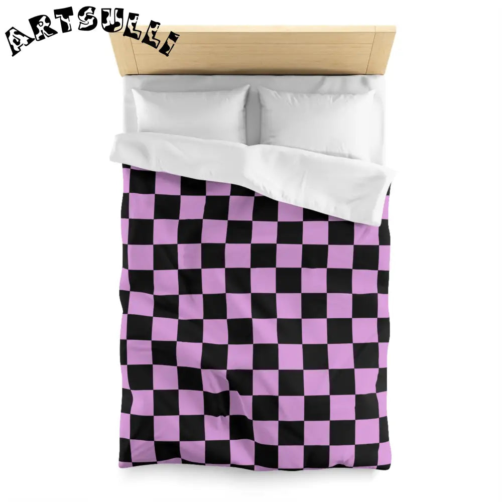 JAKKOUTTHEBXX Pixel Punk Vision Microfiber Duvet Cover JAKKOUTTHEBXX