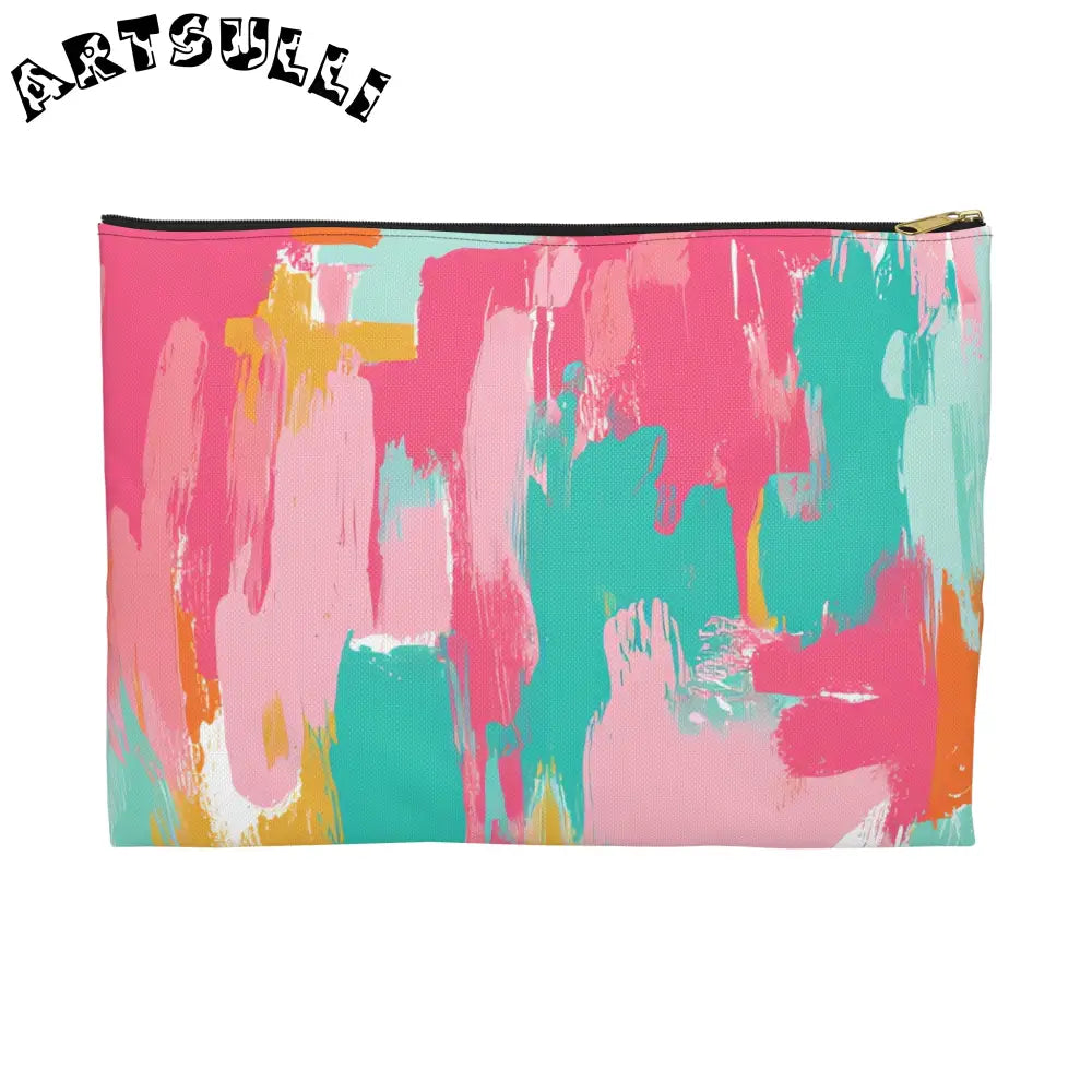 JAKKOUTTHEBXX Preppy Pixel Bloom II Accessory Pouch JAKKOUTTHEBXX
