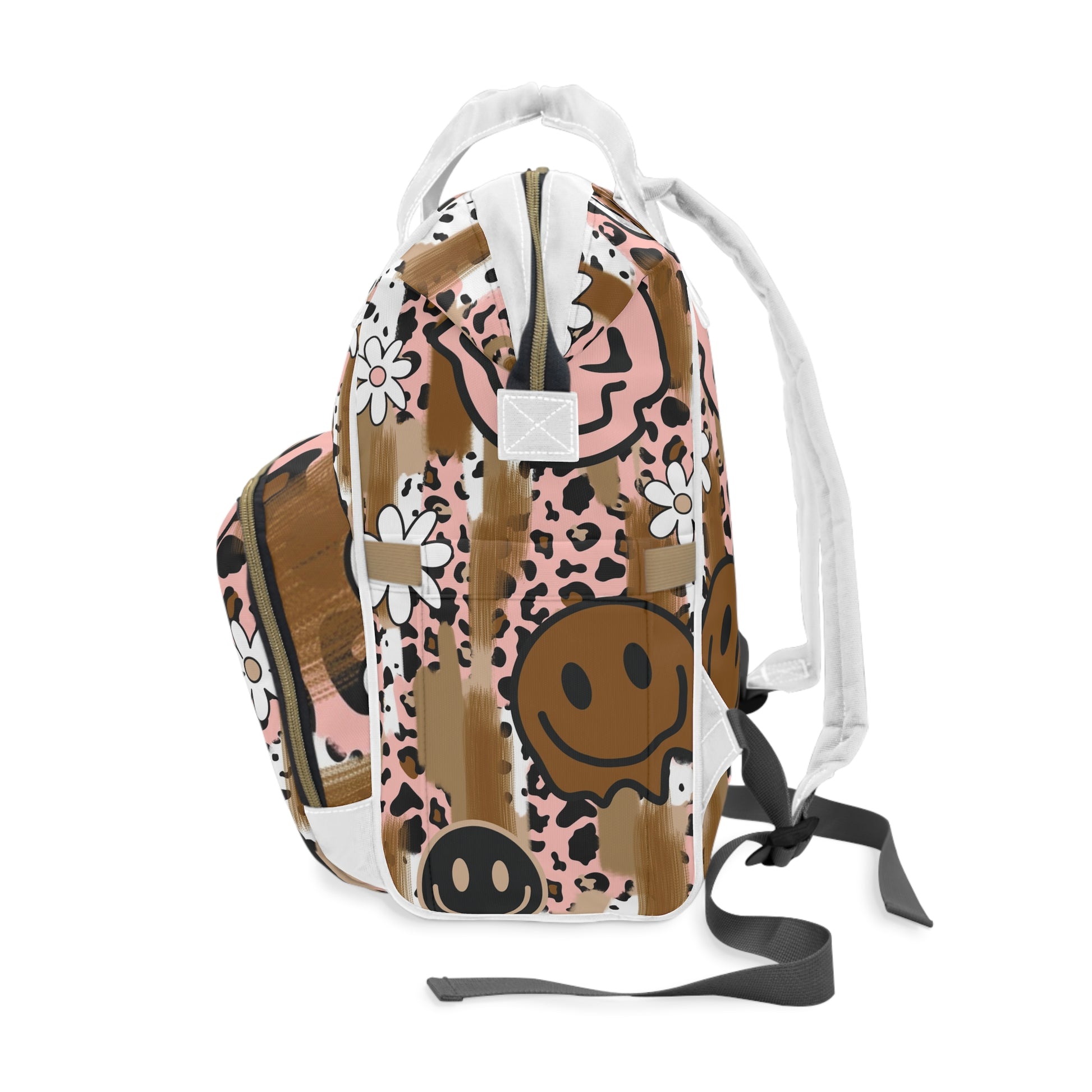Sutfin Ghosts Pop Art Multifunctional Diaper Backpack, Artsulli - Art is Long, Life is Short, Bags, , , , , , , 