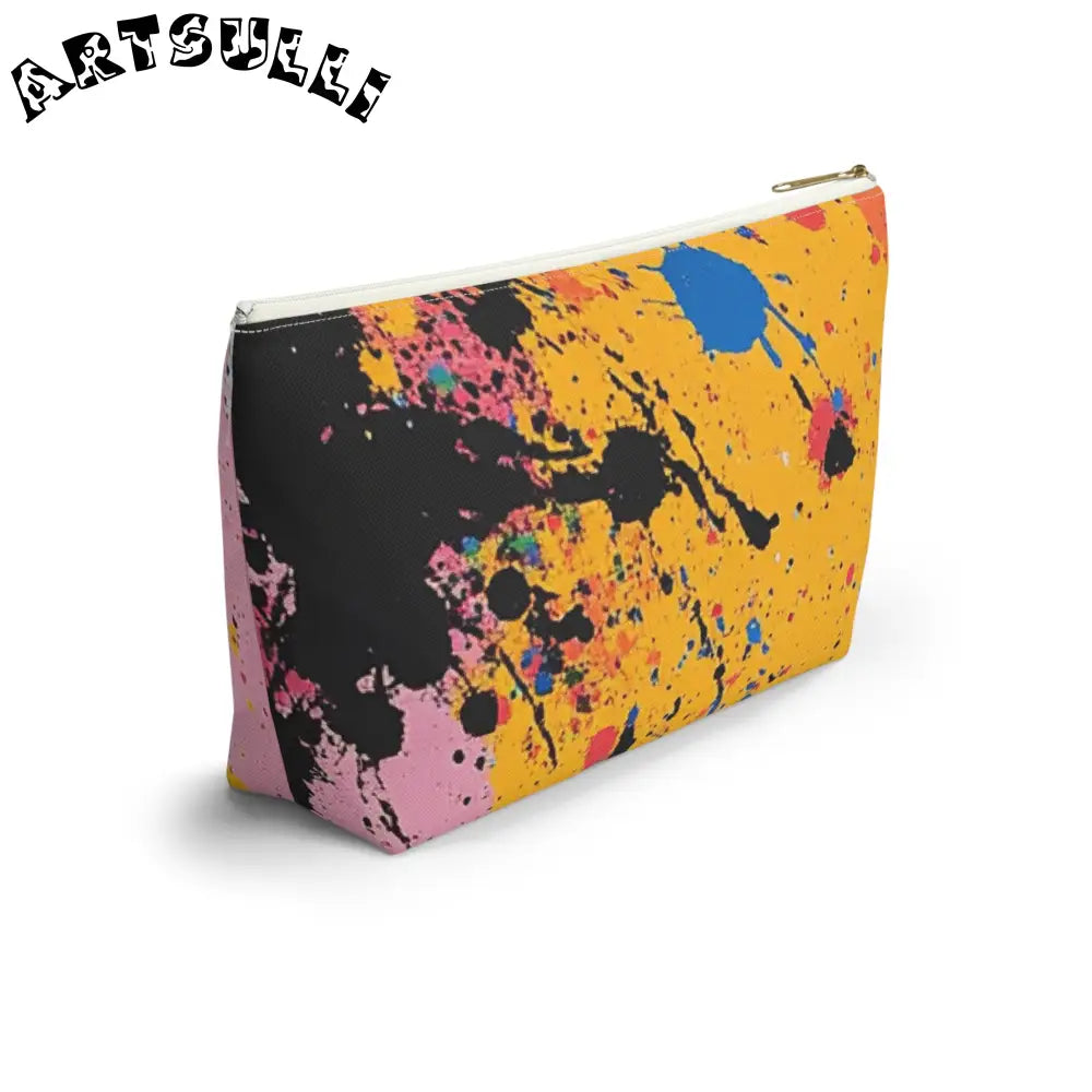 JAKKOUTTHEBXX The Colors Of Paint Splatter Accessory Pouch w