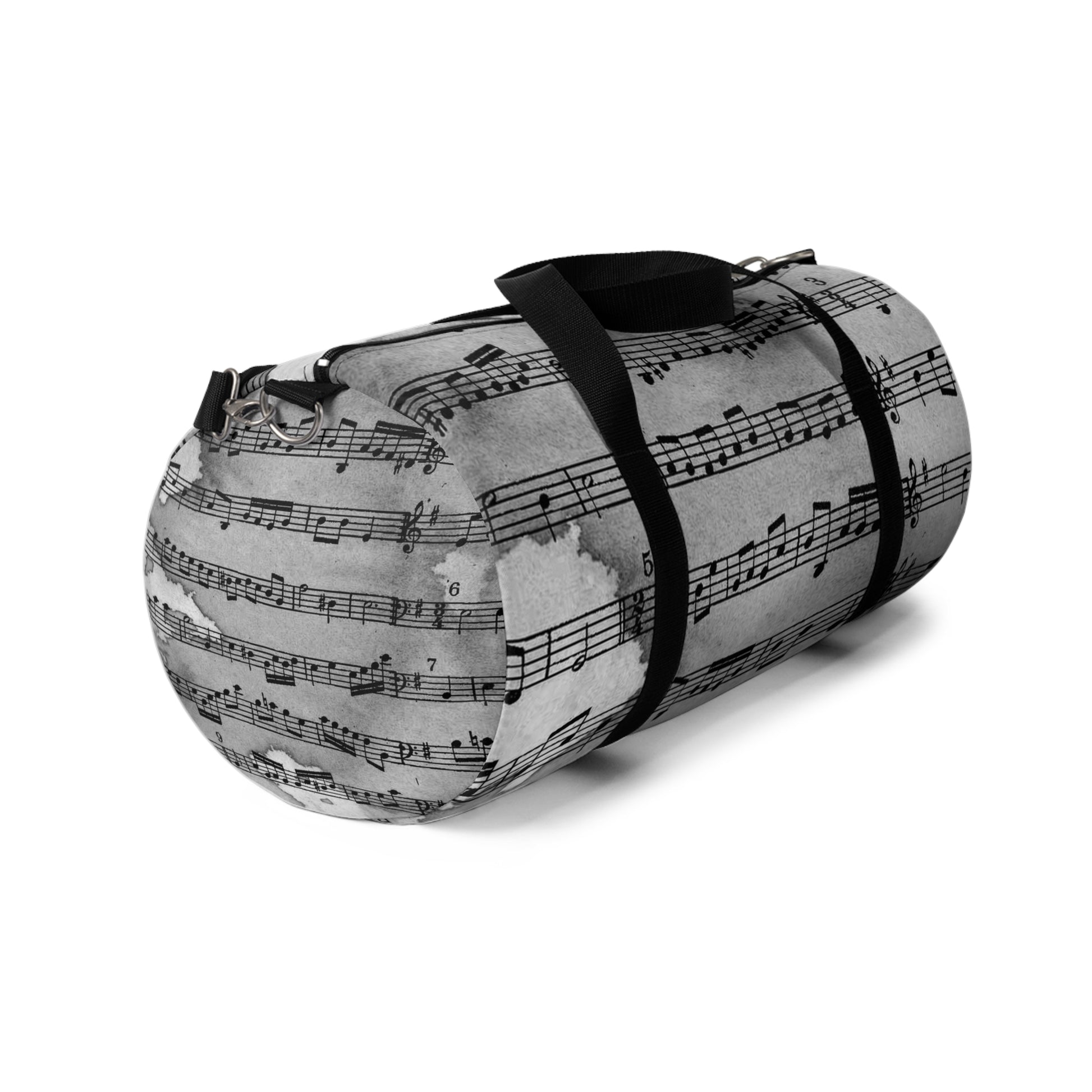 Drip Spill Type Beat Sheet Music Black Duffel Bag, Artsulli - Art is Long, Life is Short, Bags, , , , , , , 