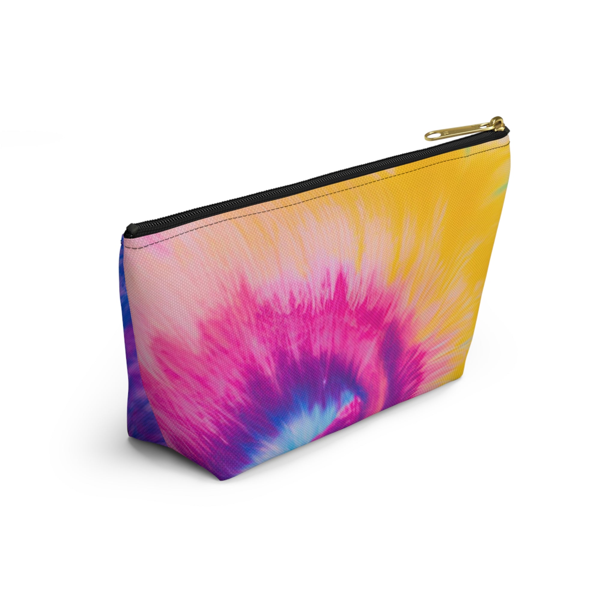 Psychedelic Tie Dye Accessory Pouch w T-bottom, Artsulli - Art is Long, Life is Short, Bags, , , , , , , 