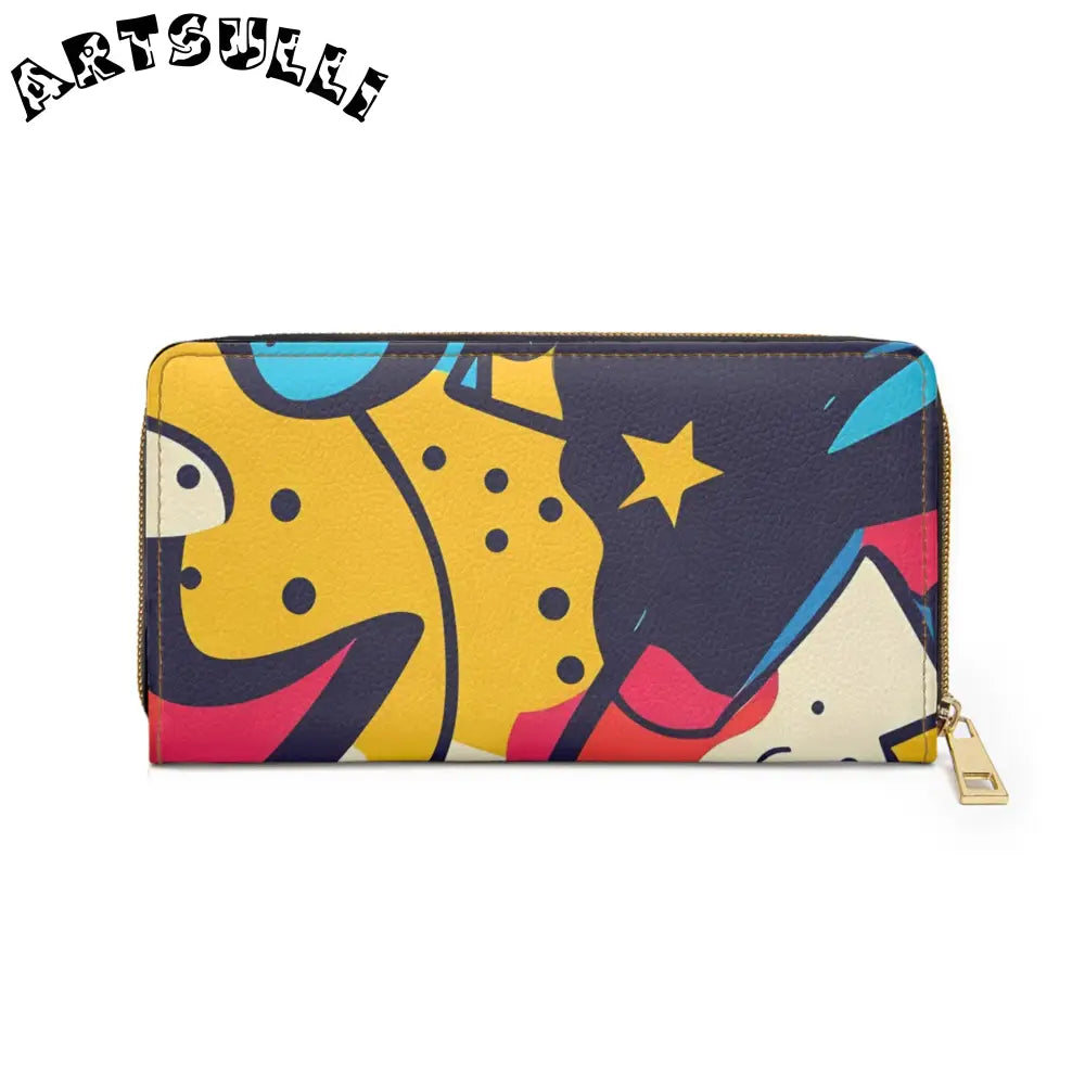JAKKOUTTHEBXX Comic x Pop Art Zipper Wallet JAKKOUTTHEBXX Artsulli