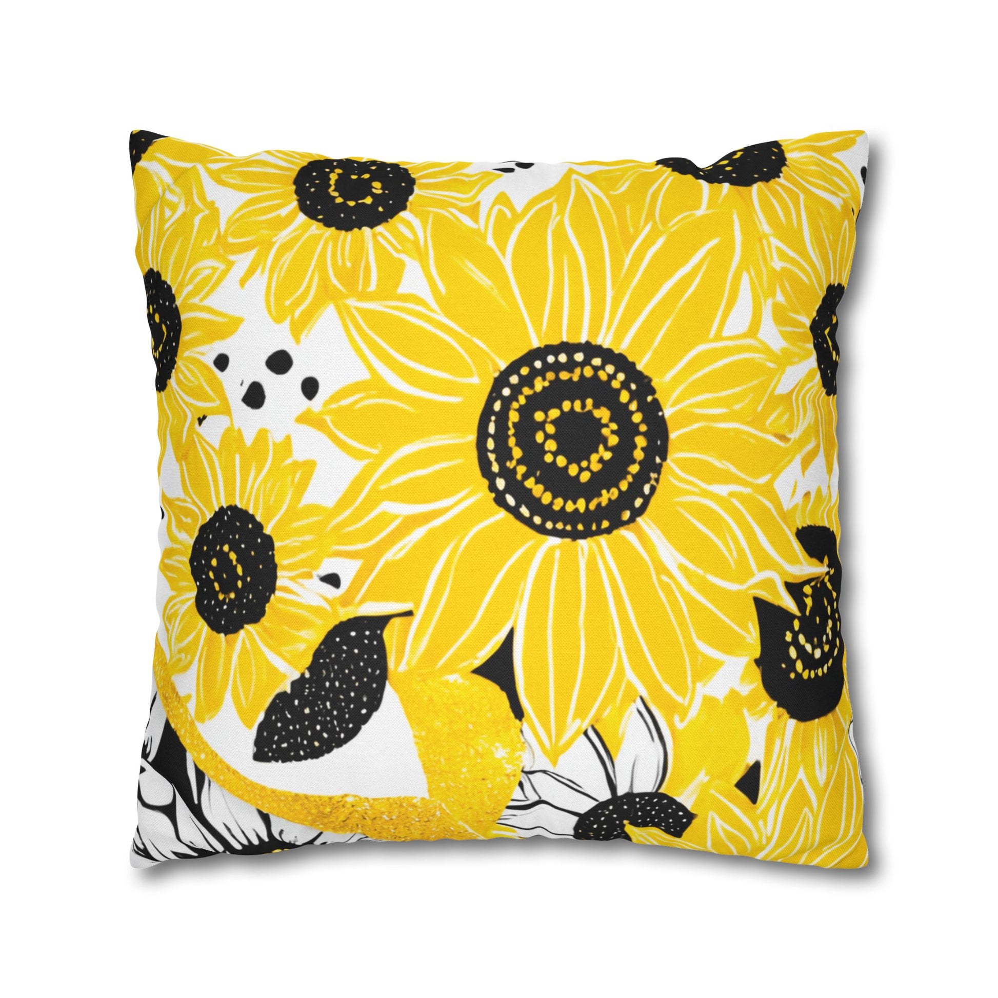 Spun Polyester Square Pillowcase, Artsulli - Art is Long, Life is Short, Home Decor, , , , , , , 