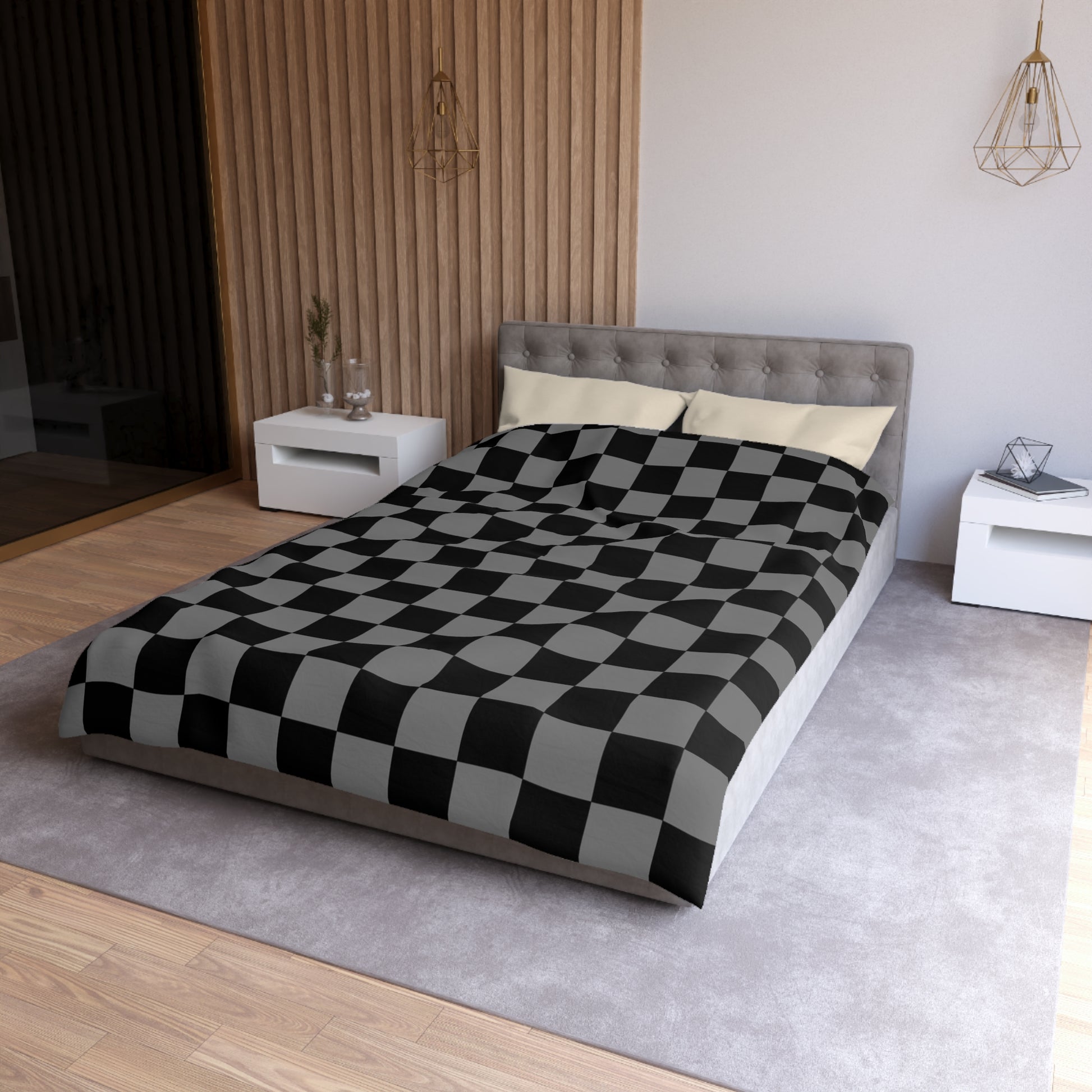 8K Void Surfer Microfiber Duvet Cover, Artsulli - Art is Long, Life is Short, Home Decor, , , , , , , 