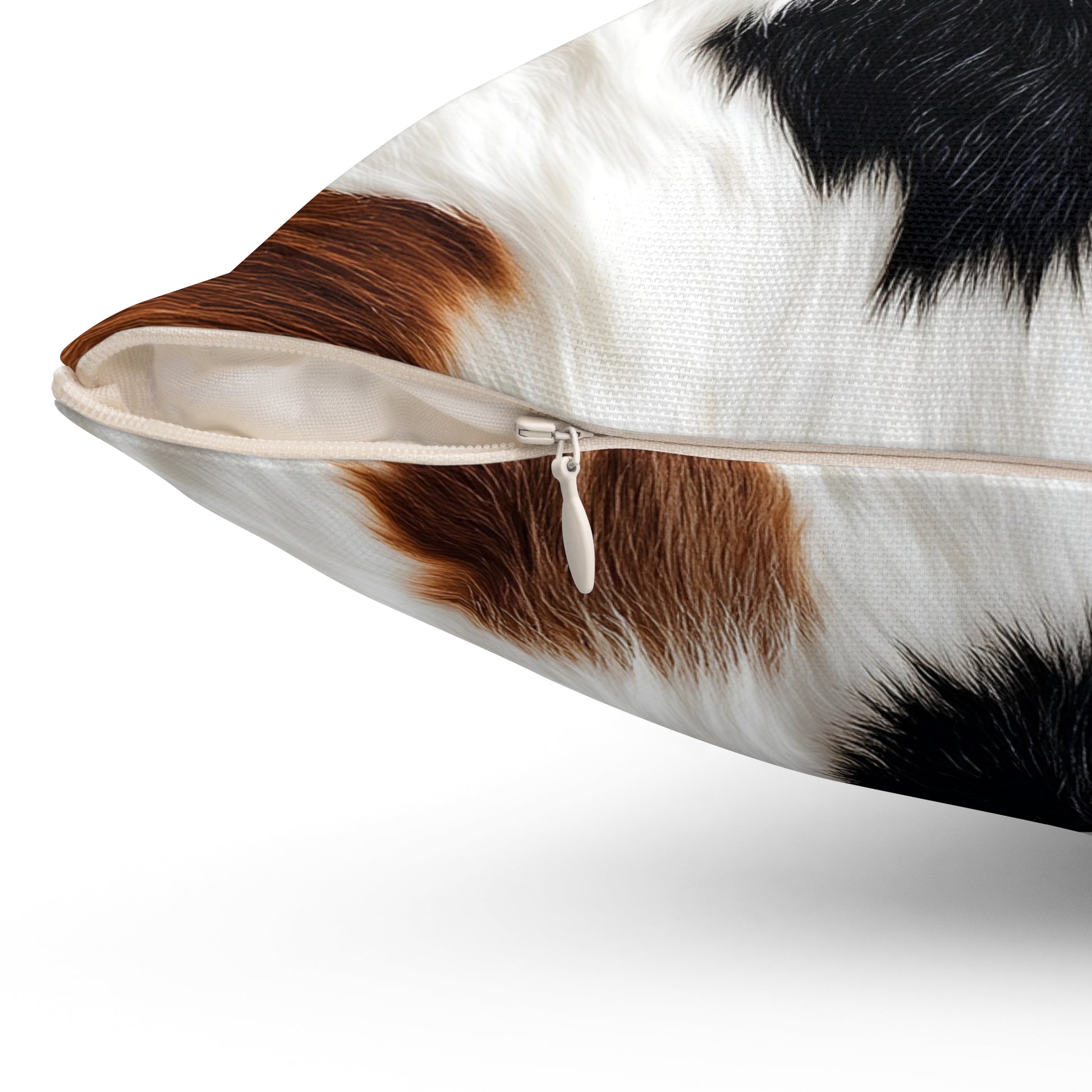 Surreal Cow Skin Spun Polyester Square Pillow, Artsulli - Art is Long, Life is Short, Home Decor, , , , , , , 