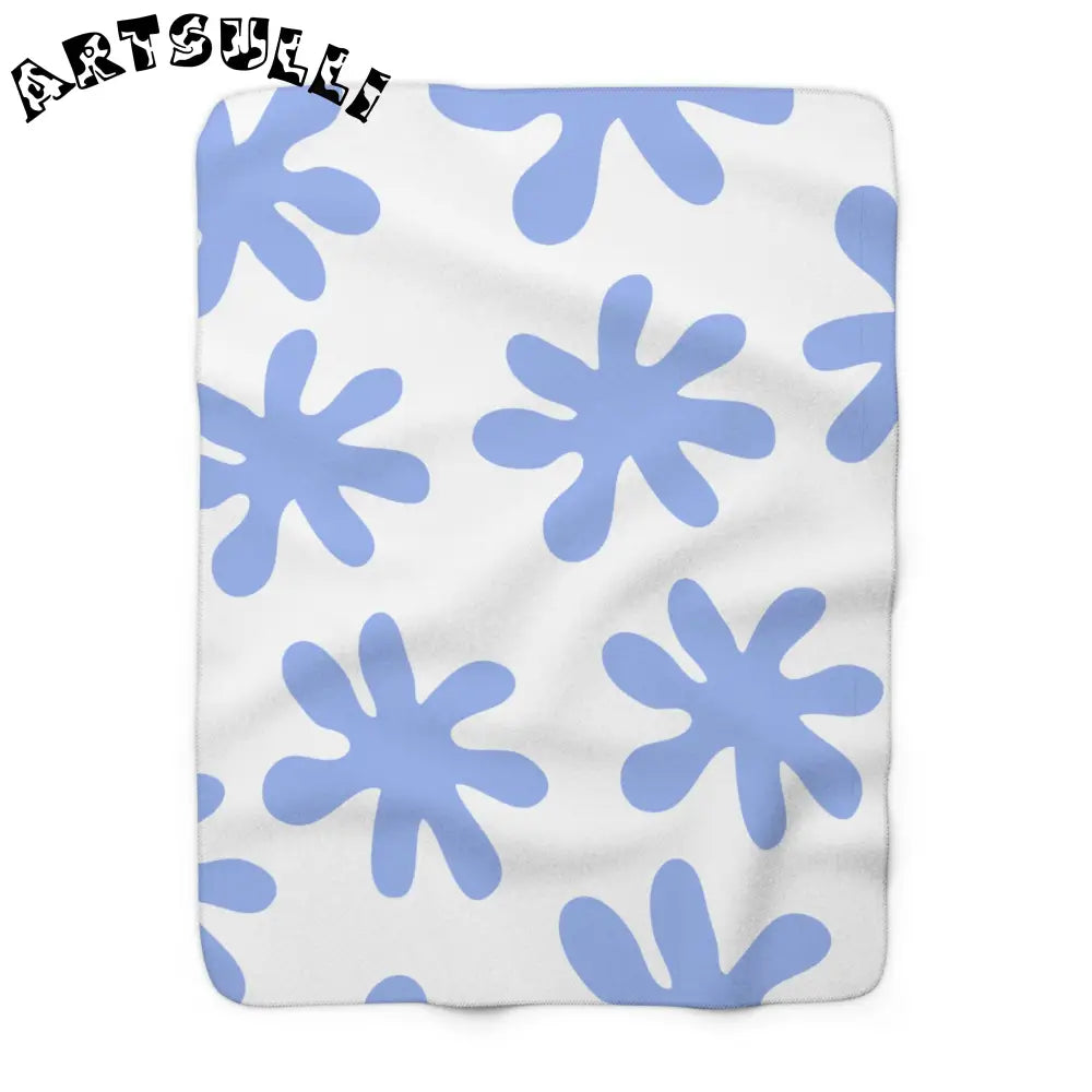 JAKKOUTTHEBXX Water Splash Sherpa Fleece Blanket JAKKOUTTHEBXX