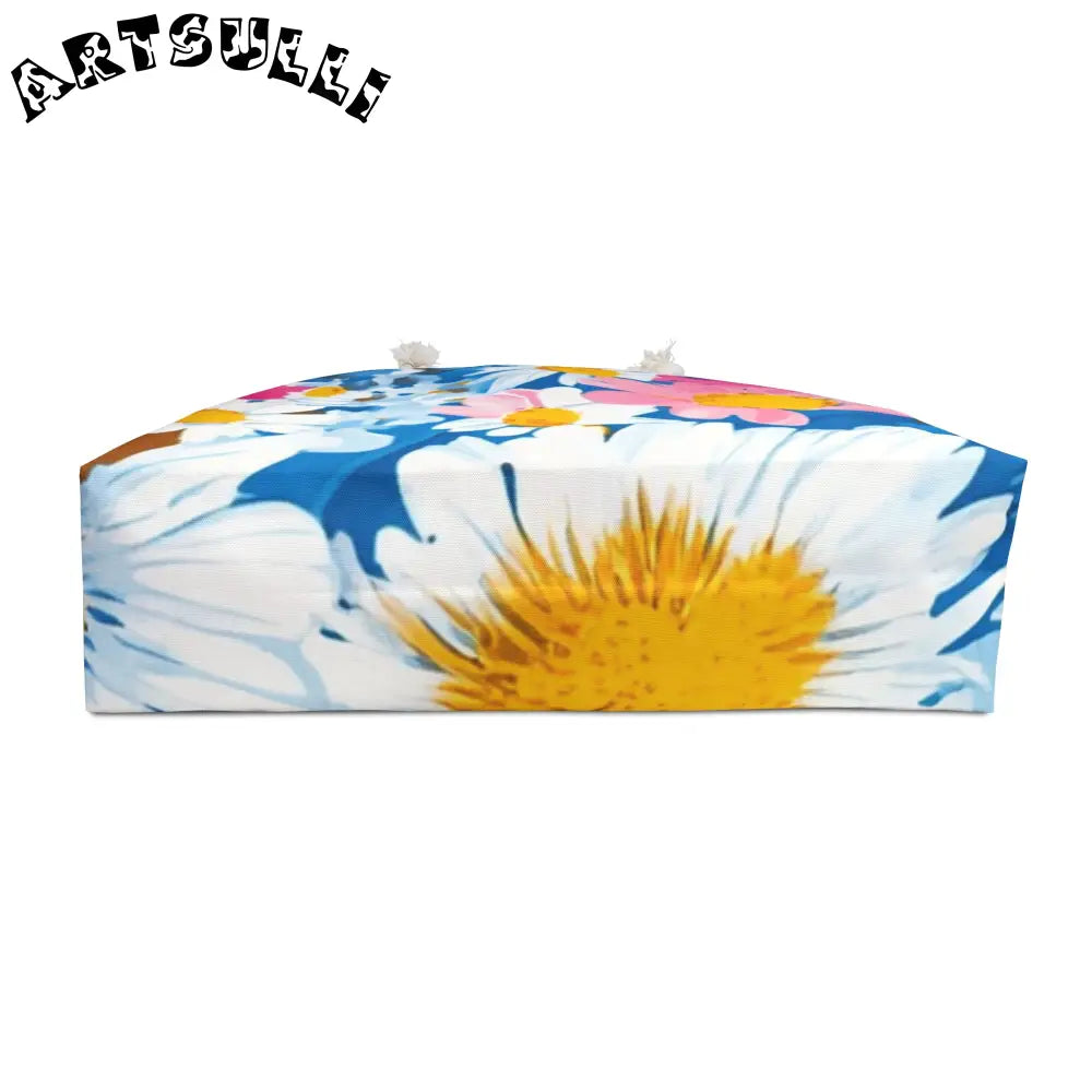 JAKKOUTTHEBXX CDG Daisy Dream Blue Weekender Bag JAKKOUTTHEBXX