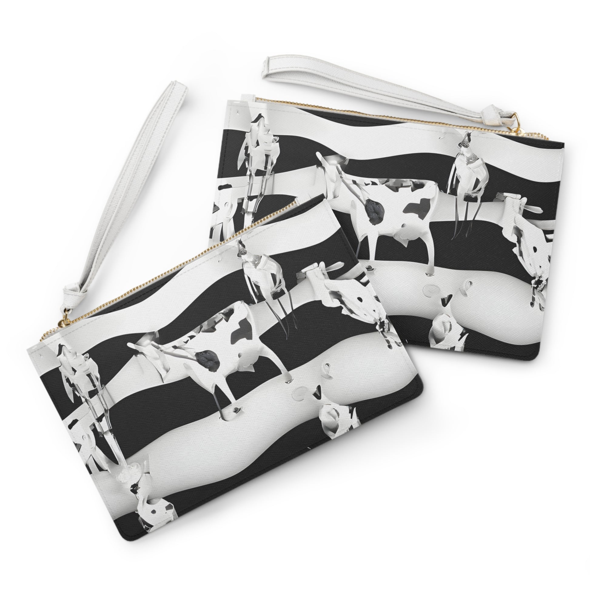 Cruellas Cattle LineClutch Bag, Artsulli - Art is Long, Life is Short, Bags, , , , , , , 