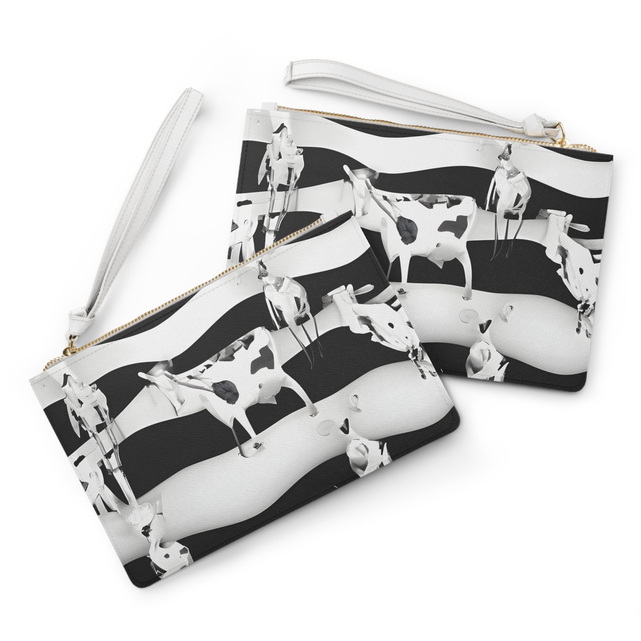 Cruellas Cattle LineClutch Bag, Artsulli - Art is Long, Life is Short, Bags, , , , , , , 