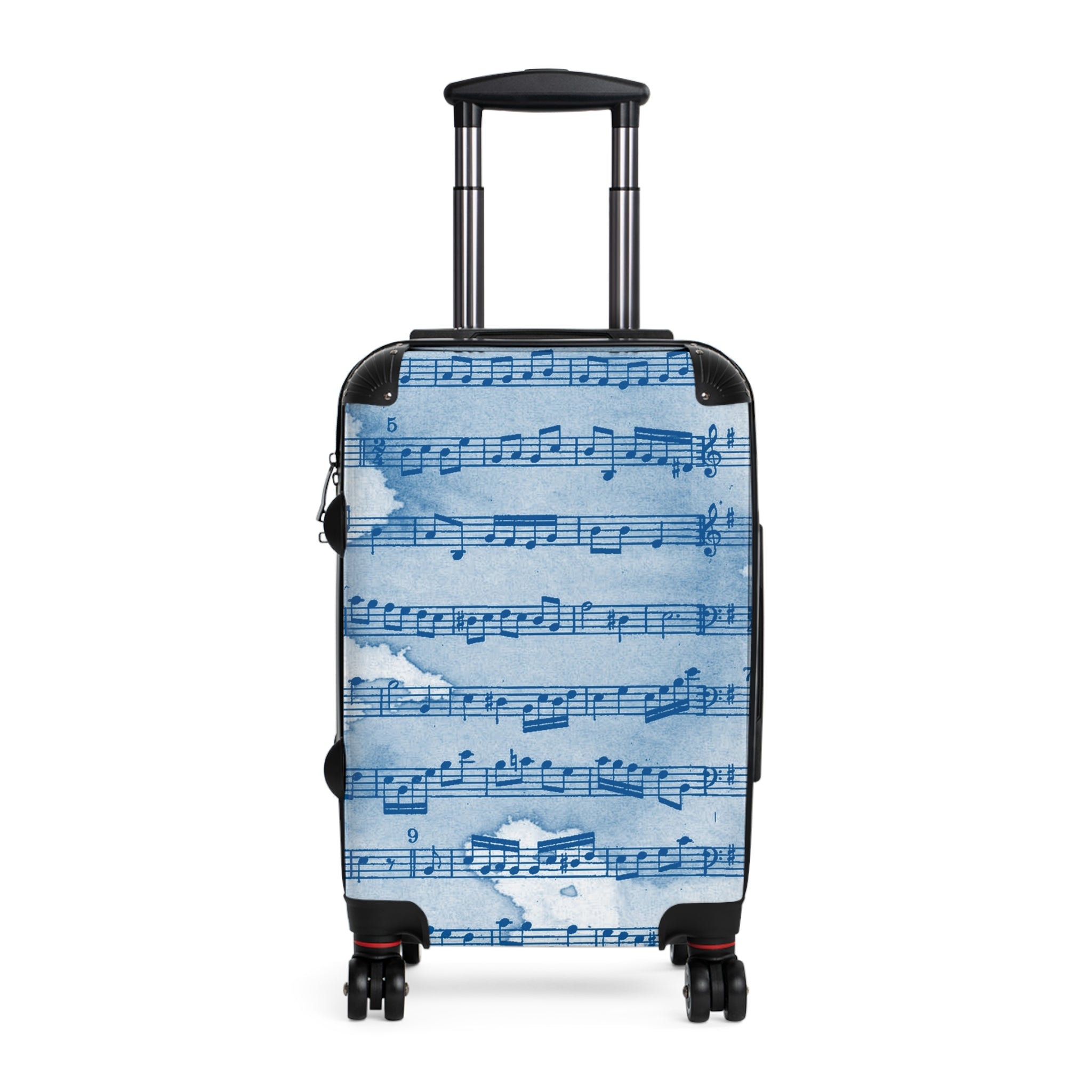 Drip Spill Type Beat Sheet Music Blue Suitcase, Artsulli - Art is Long, Life is Short, Bags, Size, Small, Color, Black, , , 19332136288339315426