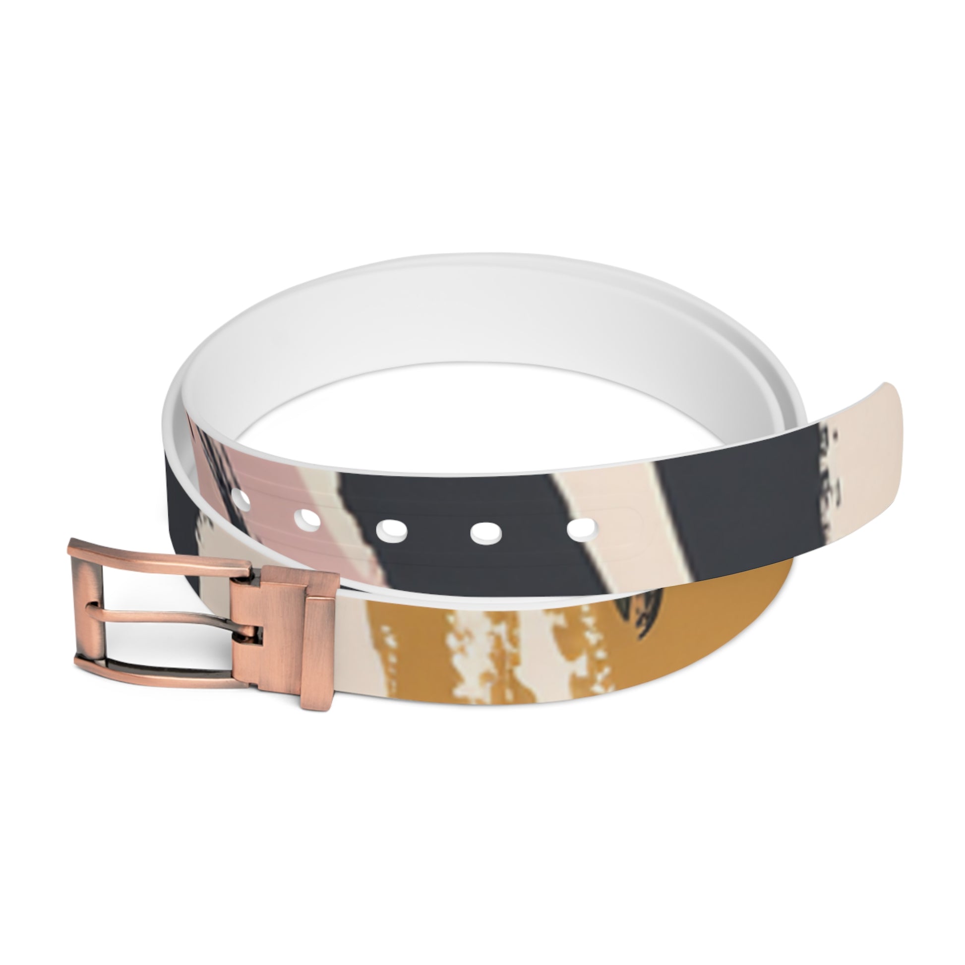 Zebra Brush Strokes Belt, Artsulli - Art is Long, Life is Short, Accessories, Material, Bronze Metal, Size, 50'', , , 17518876317812