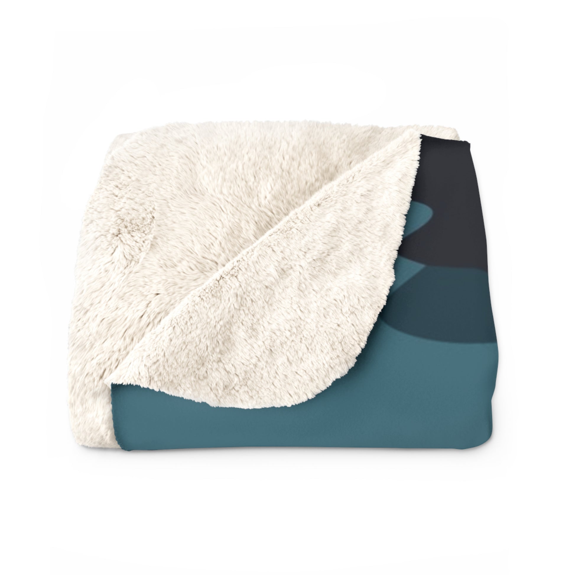 Blue Camouflage Sherpa Fleece Blanket, Artsulli - Art is Long, Life is Short, Home Decor, , , , , , , 