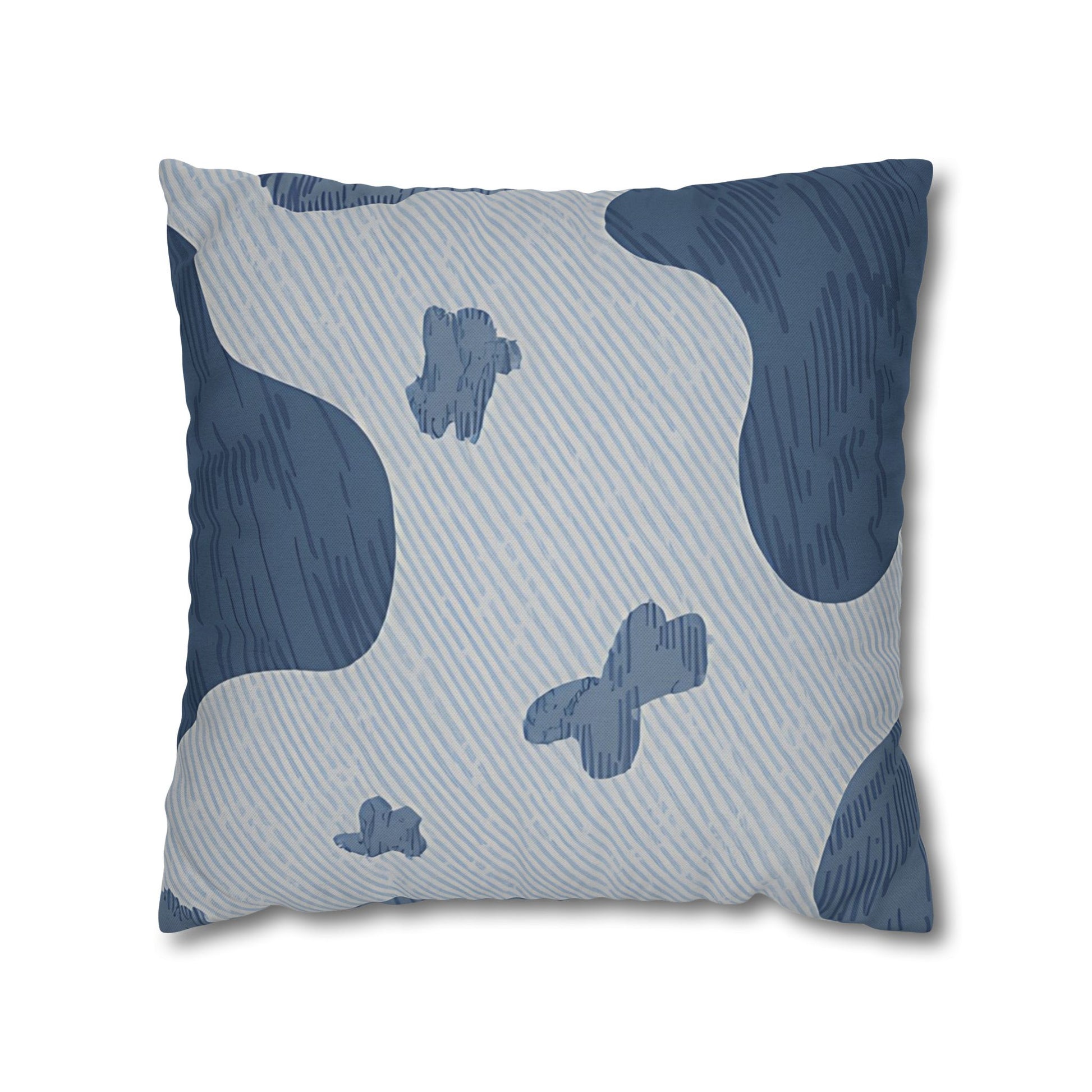 Spun Polyester Square Pillowcase, Artsulli - Art is Long, Life is Short, Home Decor, Size, 18" × 18", , , , , 86837633786400513325