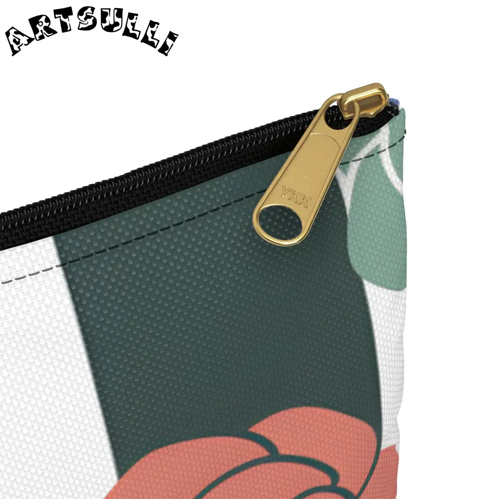 JAKKOUTTHEBXX Stripes x Roses Black and White Accessory Pouch