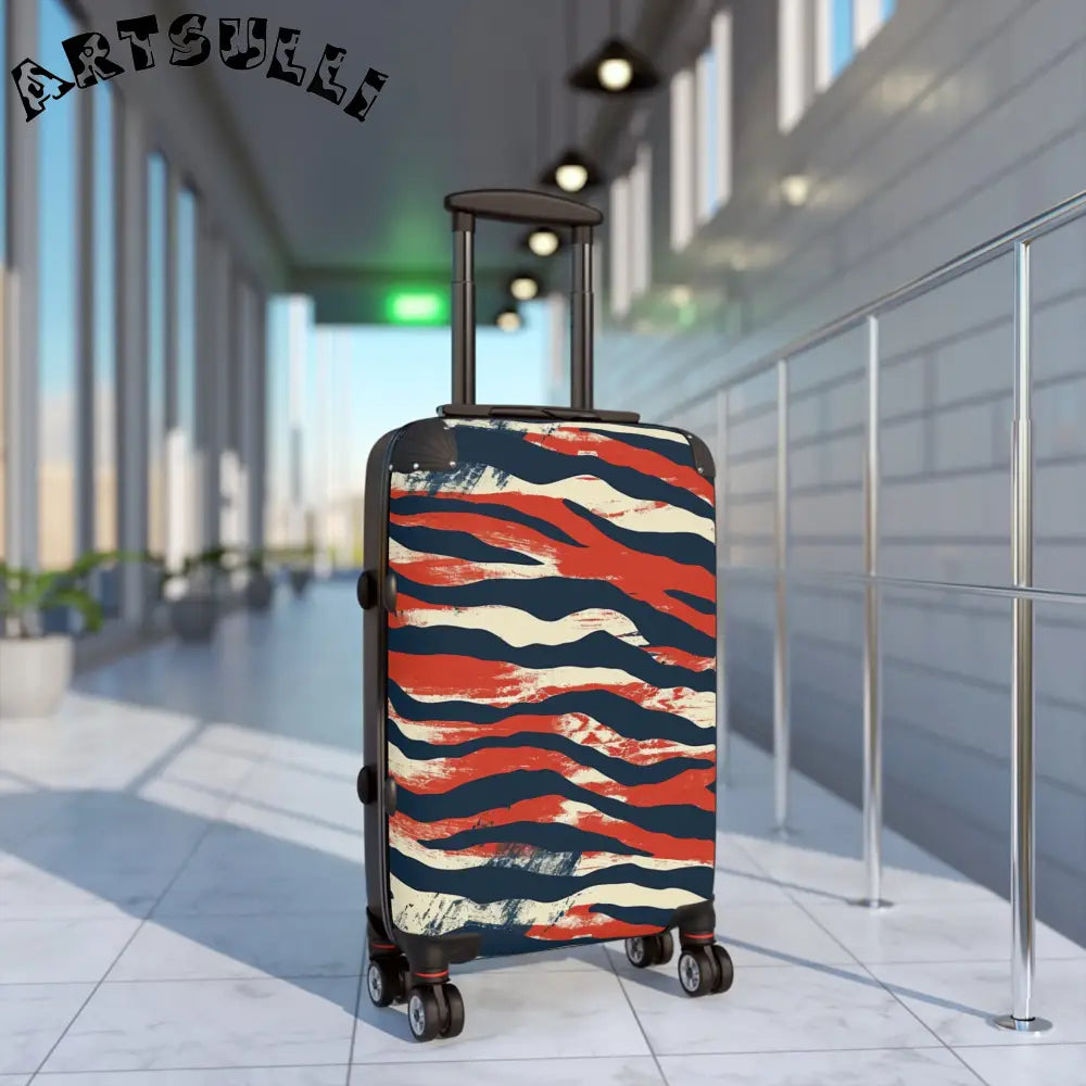 JAKKOUTTHEBXX Capricious Tiger Wave Suitcase JAKKOUTTHEBXX Artsulli