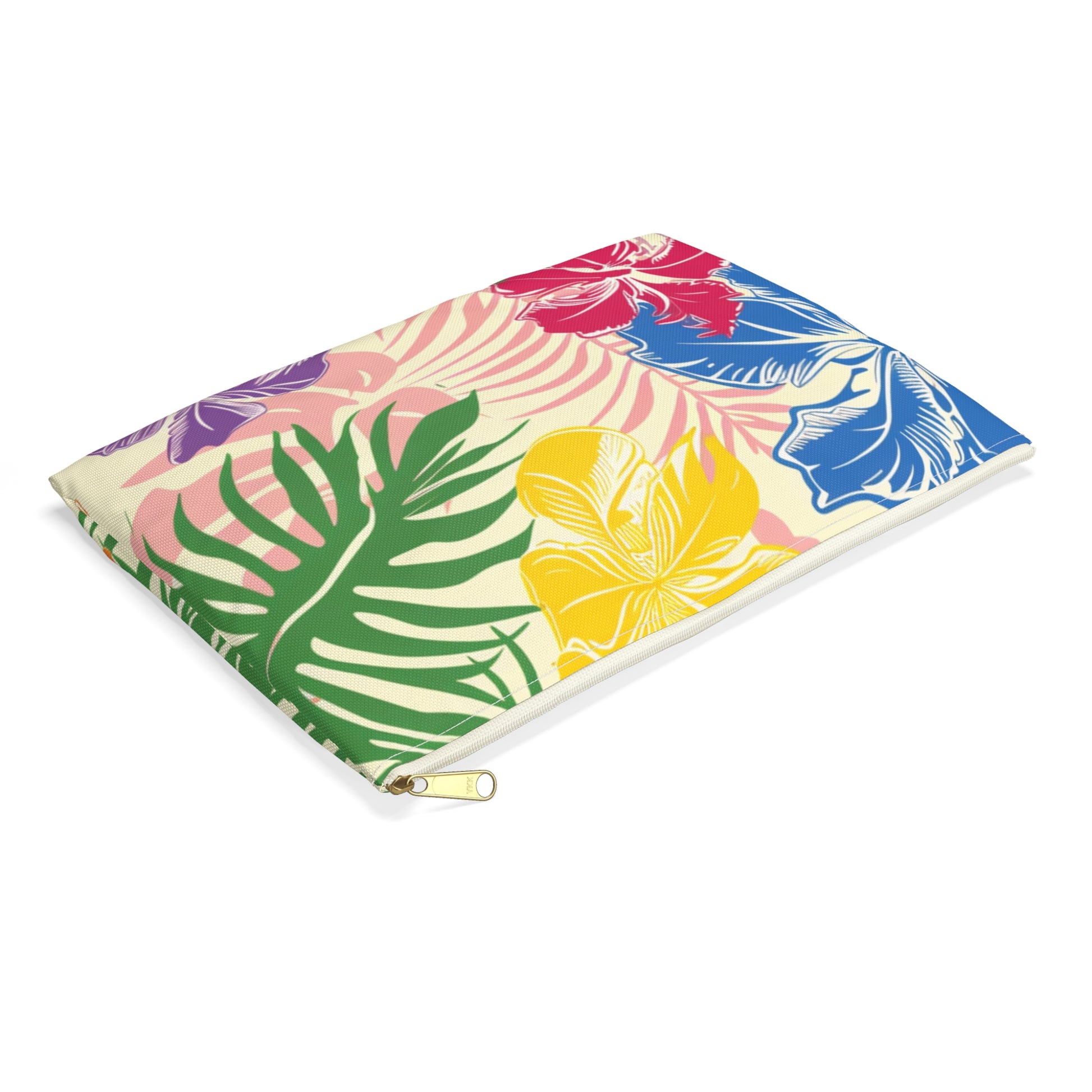 Blooming Tropical Flowers  Accessory Pouch, Artsulli - Art is Long, Life is Short, Bags, , , , , , , 
