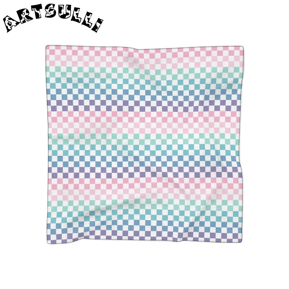 JAKKOUTTHEBXX Vaporwave Rainbow Checkerboard II Multi-Color Poly