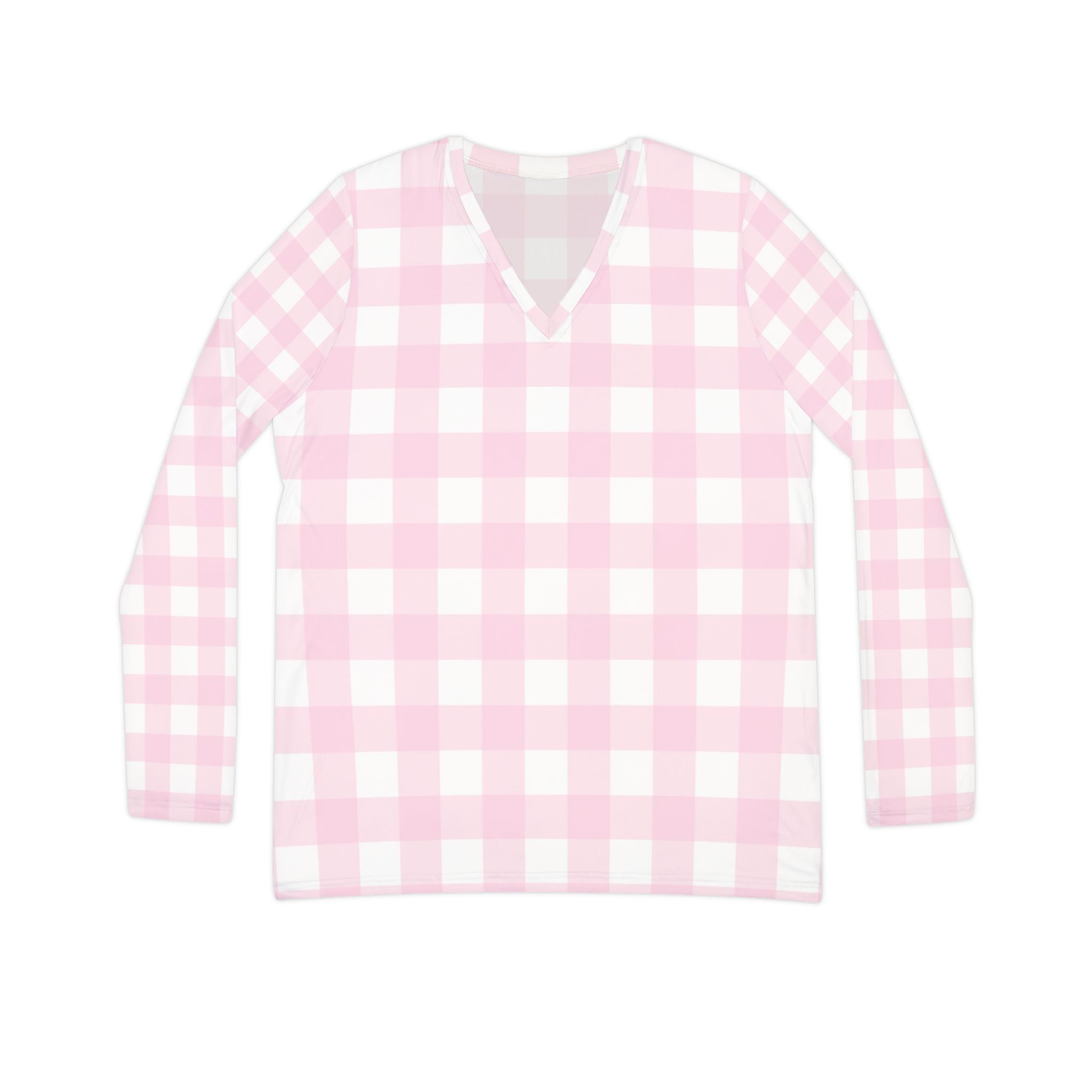 Women's Long Sleeve V-neck Shirt (AOP)