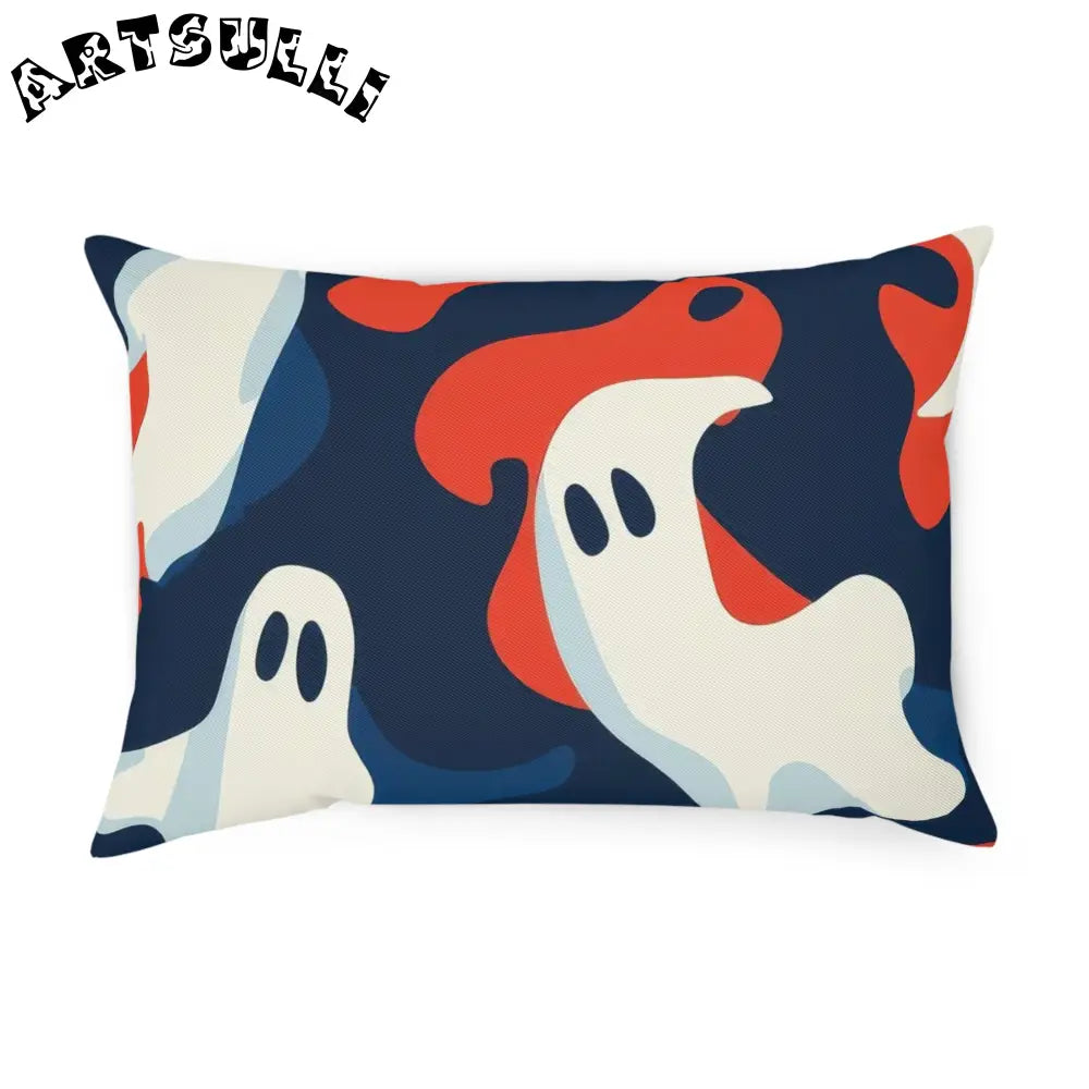 JAKKOUTTHEBXX Camo Ghosts Cushion JAKKOUTTHEBXX Artsulli - Art