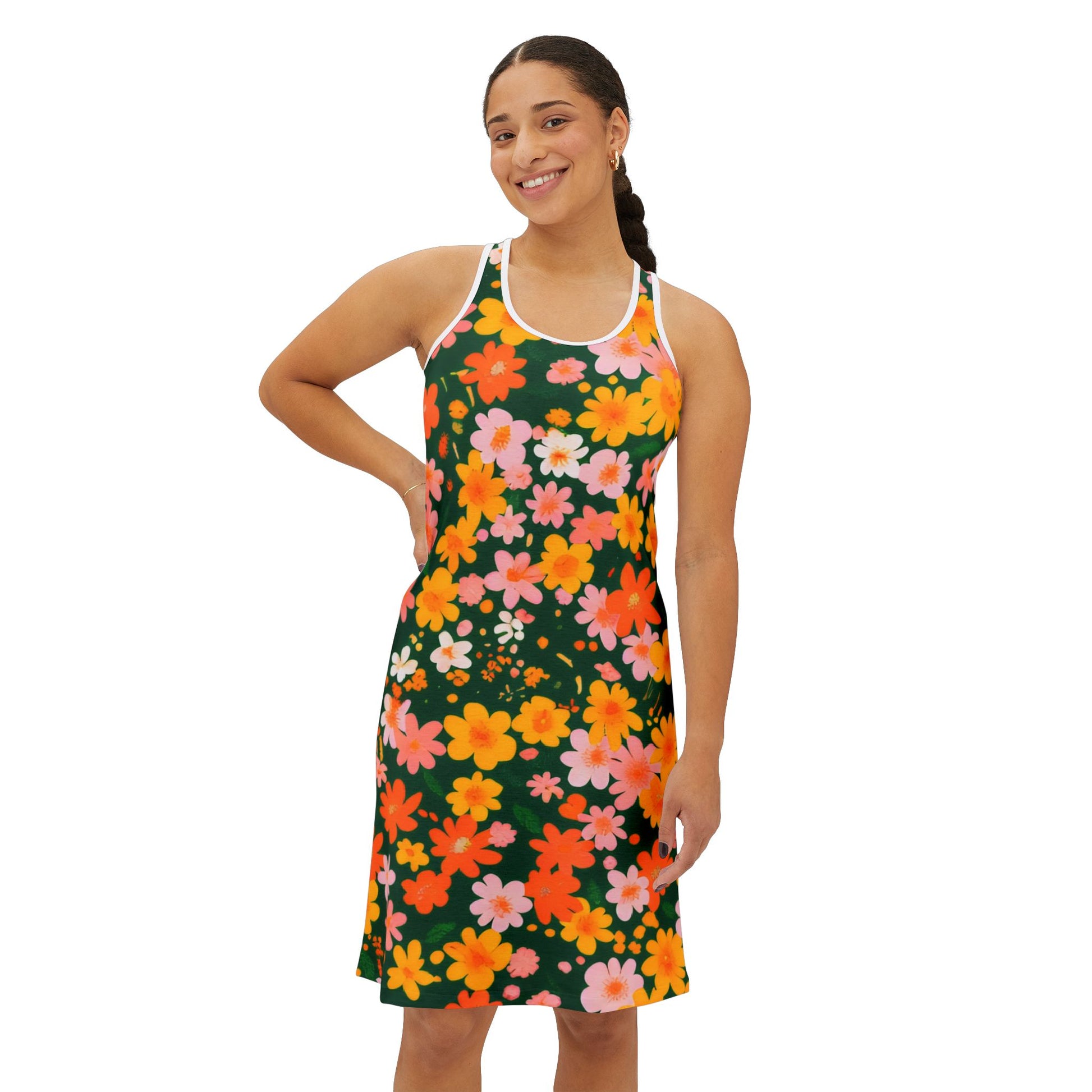 Women's Racerback Dress (AOP), Artsulli - Art is Long, Life is Short, Tank Top, , , , , , , 