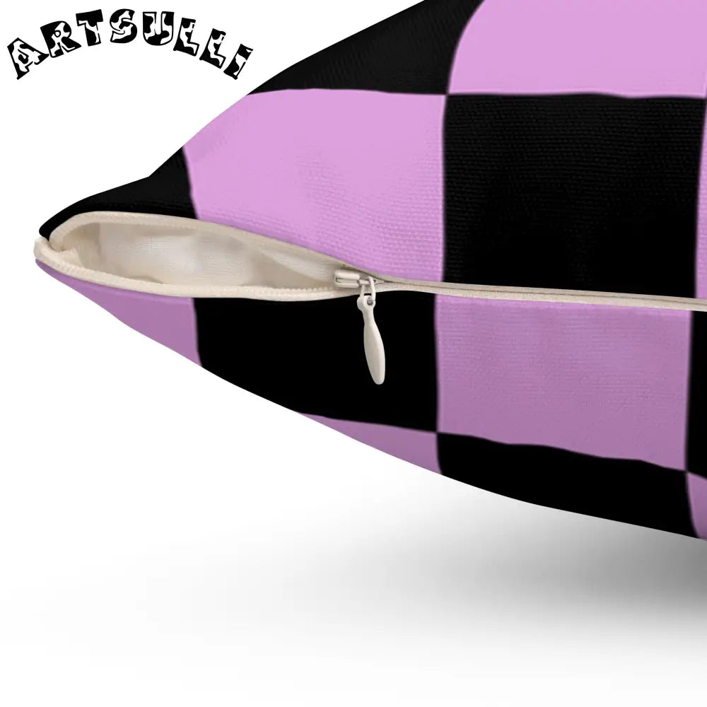 JAKKOUTTHEBXX Pixel Punk Vision Spun Polyester Square Pillow