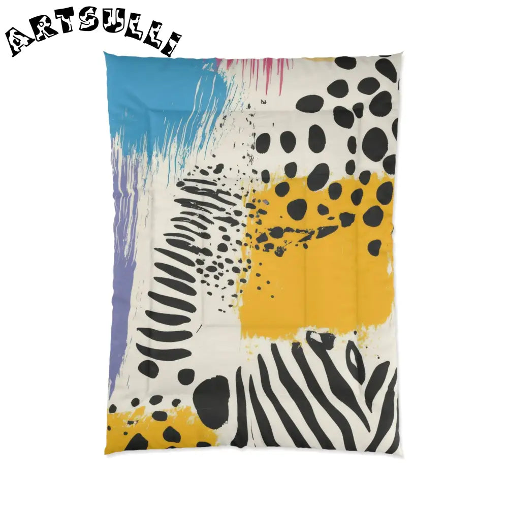 JAKKOUTTHEBXX Rae Zebra Rhapsody Comforter JAKKOUTTHEBXX Artsulli