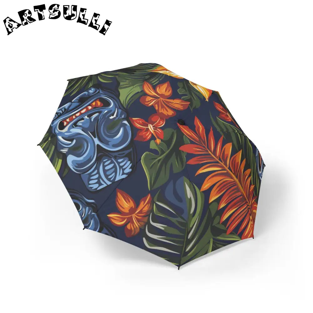JAKKOUTTHEBXX Tropical Tiki Floral Umbrella 2025