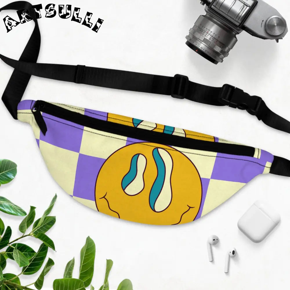 JAKKOUTTHEBXX Trippy Flower Power Motifs Fanny Pack JAKKOUTTHEBXX