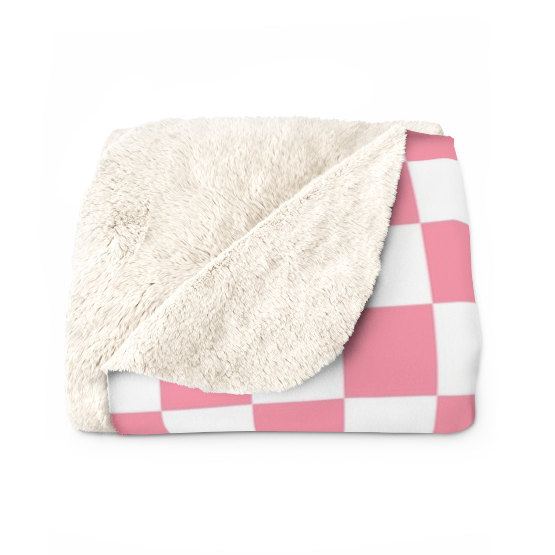 Brigandine Checkered Scene Sherpa Fleece Blanket, Artsulli - Art is Long, Life is Short, Home Decor, , , , , , , 