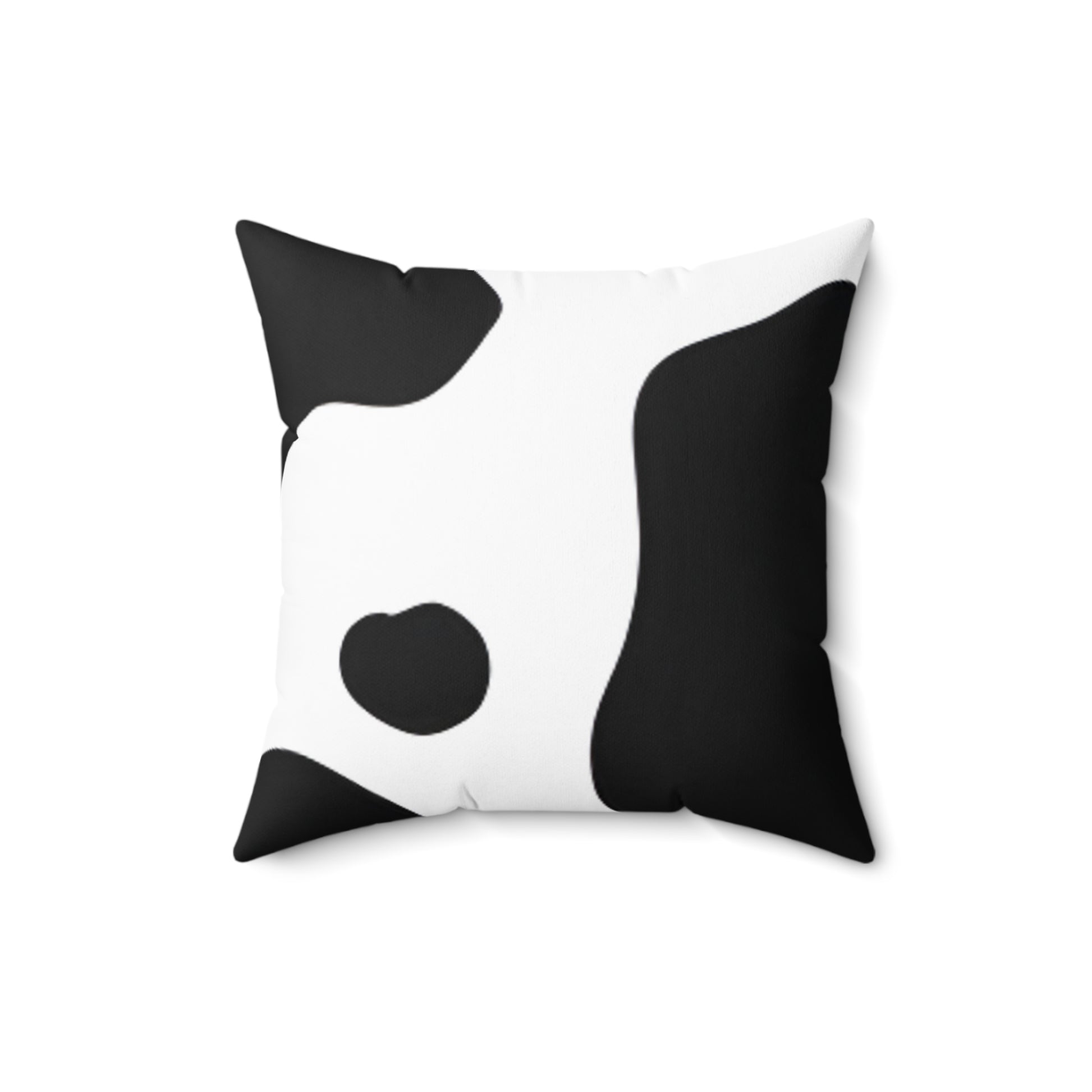 Cow Print Focus Spun Polyester Square Pillow, Artsulli - Art is Long, Life is Short, Home Decor, , , , , , , 