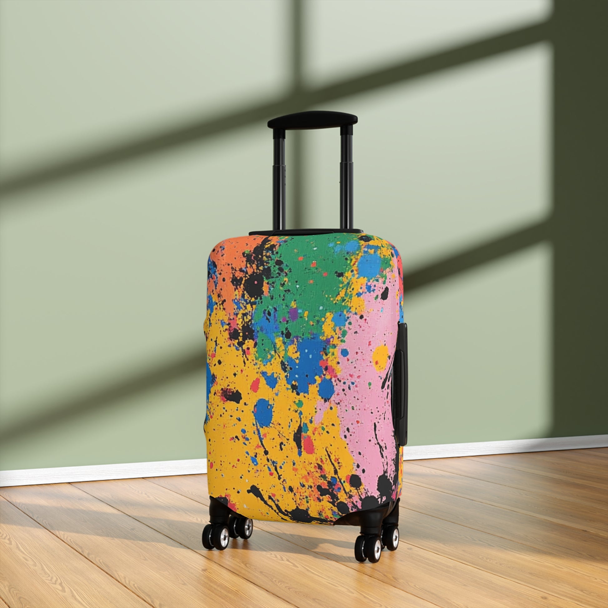 The Colors Of Paint Splatter Luggage Cover, Artsulli - Art is Long, Life is Short, Accessories, , , , , , , 