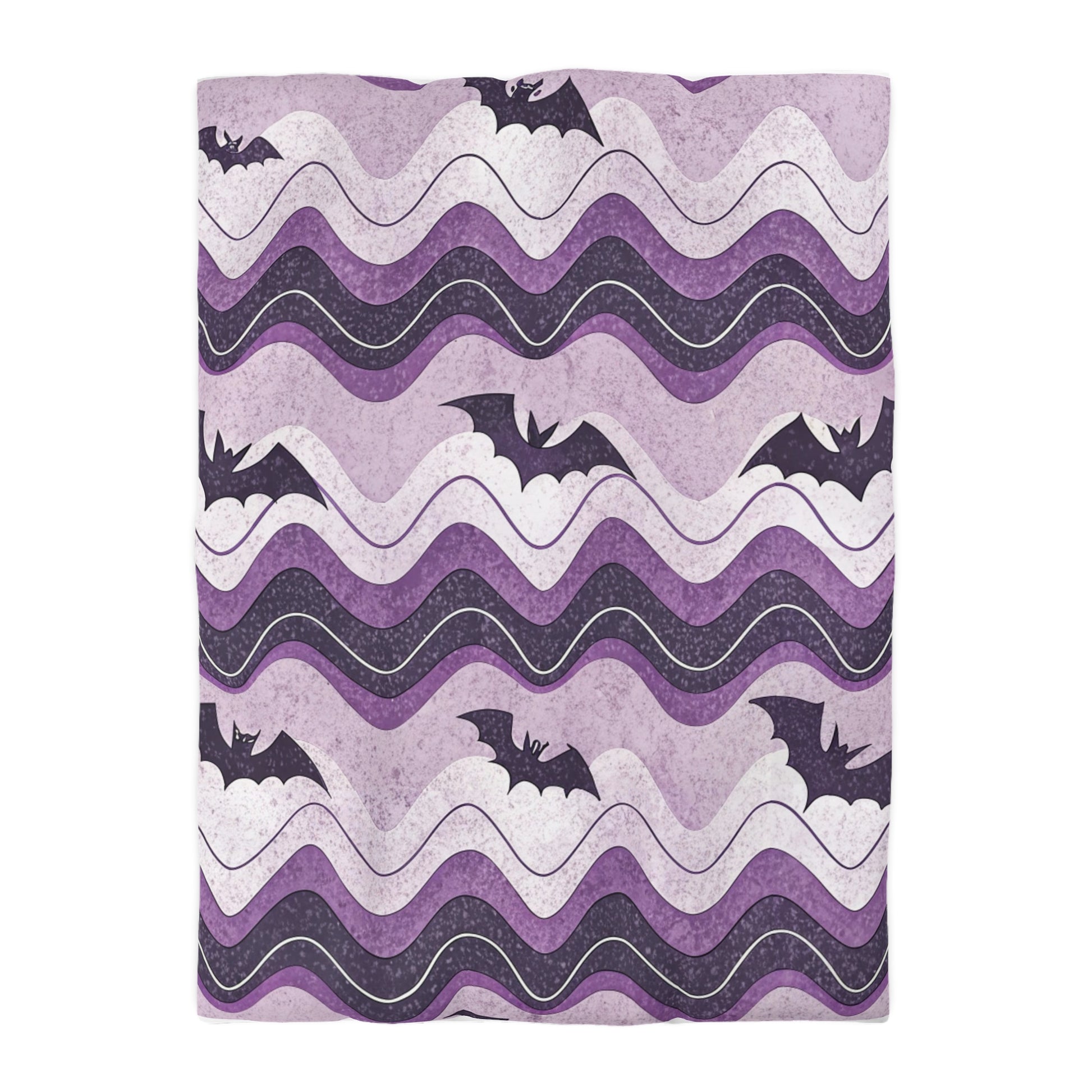 Bat Wave Microfiber Duvet Cover, Artsulli - Art is Long, Life is Short, Home Decor, Size, Twin XL, Color, White, , , 31033517310520