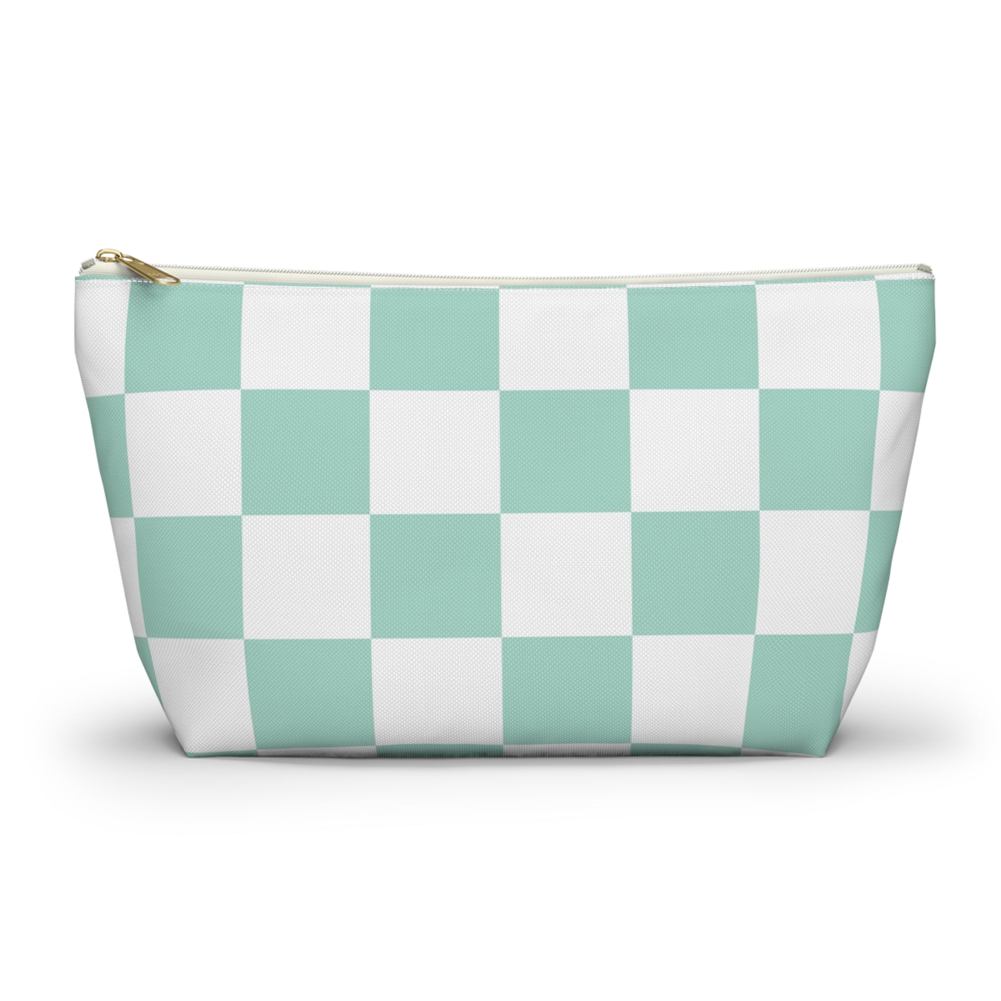 Chessboard Accessory Pouch w T-bottom, Artsulli - Art is Long, Life is Short, Bags, Size, Large, Color, White zipper, , , 10842393397970848406