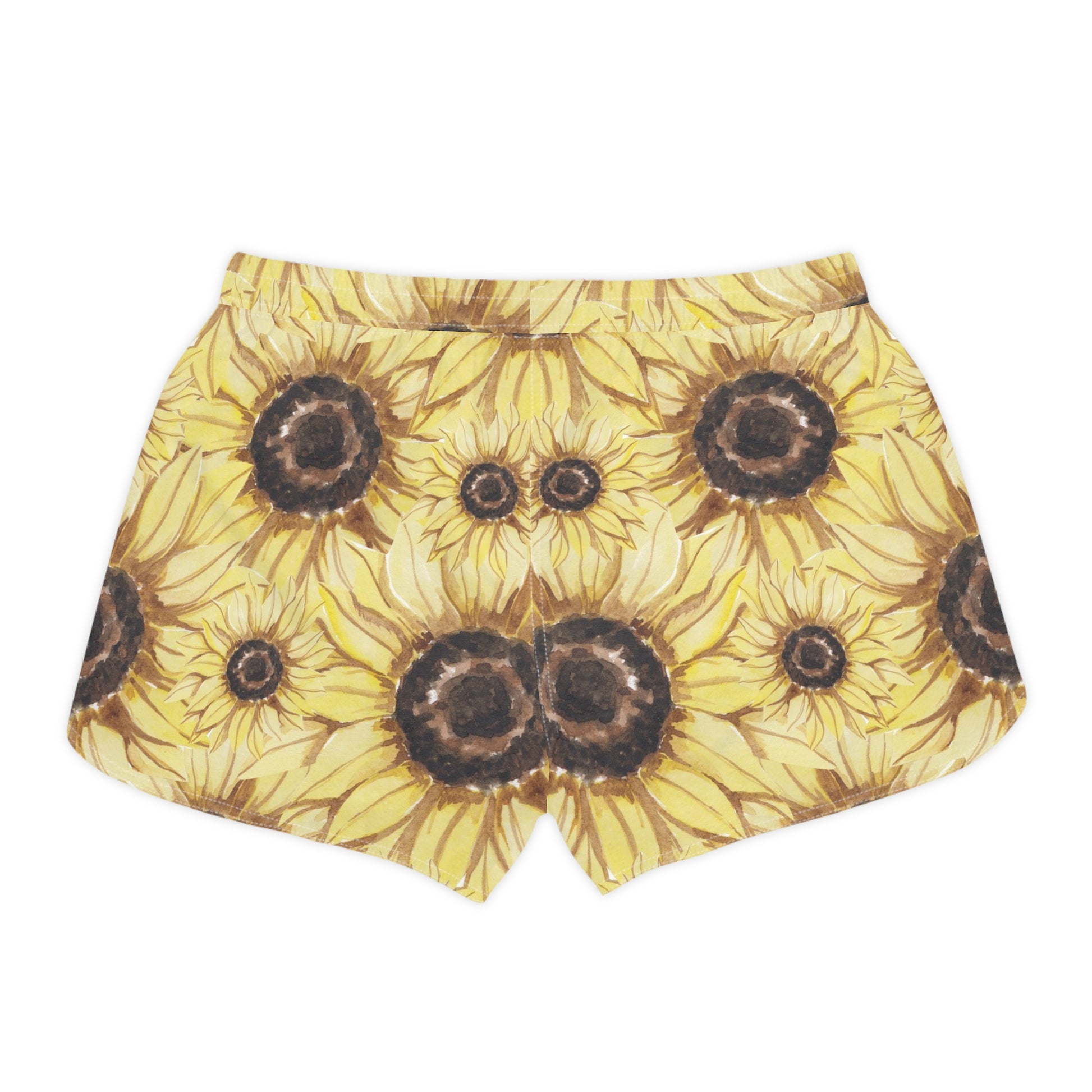Retro Anime Sunflower Women's Casual Shorts (AOP), Artsulli - Art is Long, Life is Short, All Over Prints, , , , , , , 