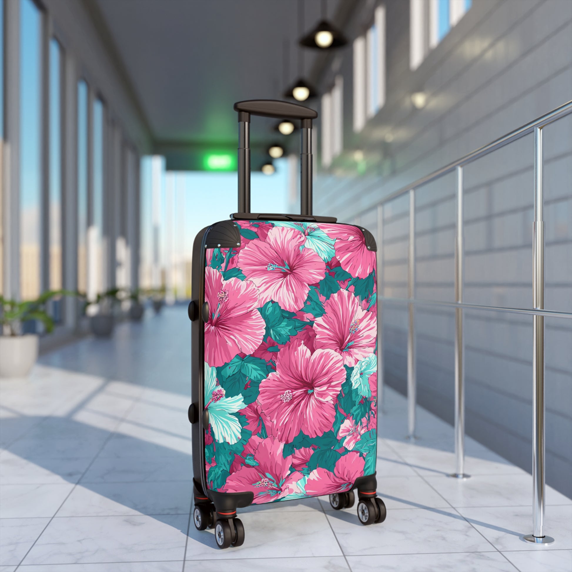Flowerpunk Aloha Suitcase, Artsulli - Art is Long, Life is Short, Bags, , , , , , , 